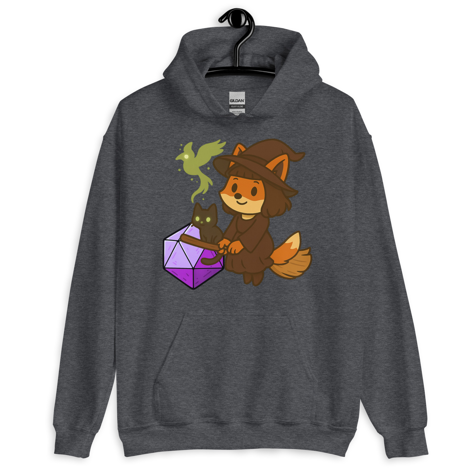Dicefox Witch - DTF-Unisex-Kapuzenpullover – Bild 10