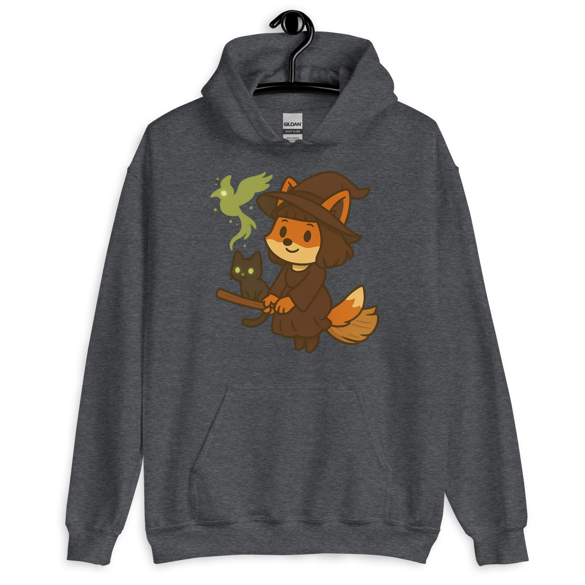 Fox Witch - DTF-Unisex-Kapuzenpullover – Bild 10
