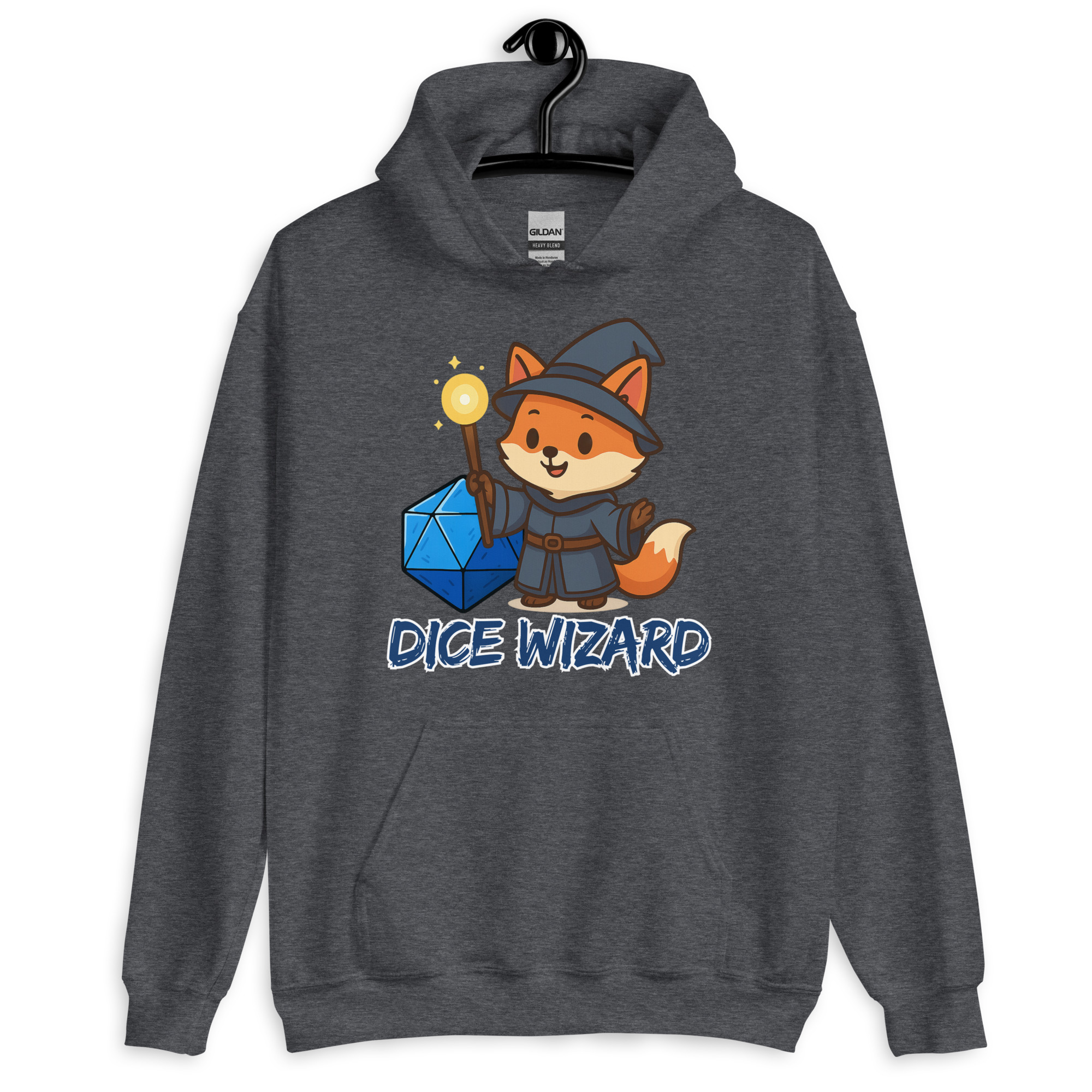 Dice Wizard - DTF-Unisex-Kapuzenpullover – Bild 10
