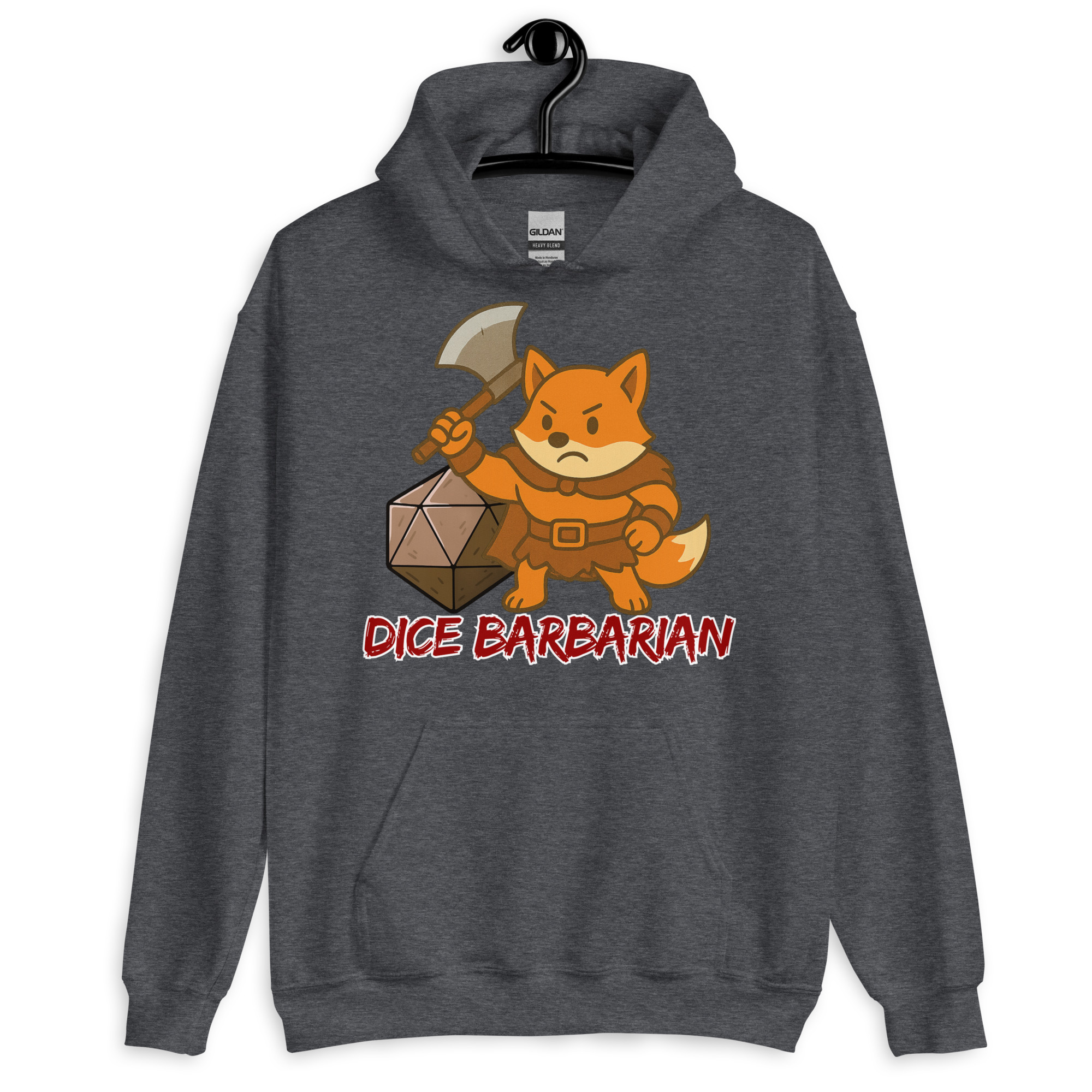 Dice Barbarian - DTF-Unisex-Kapuzenpullover – Bild 10