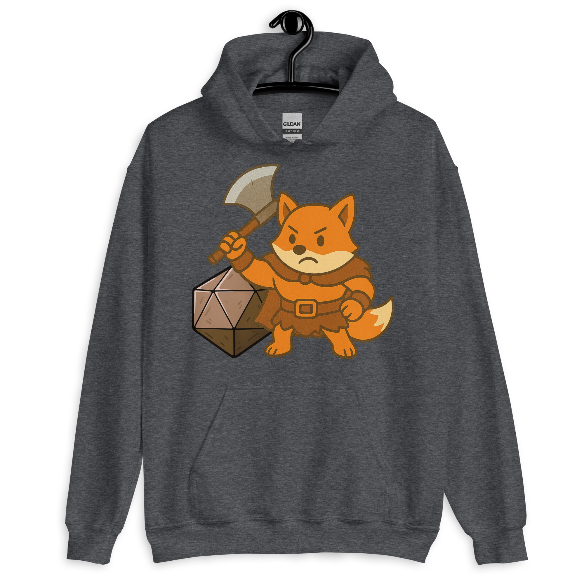 Dicefox Barbarian - DTF-Unisex-Kapuzenpullover – Bild 10