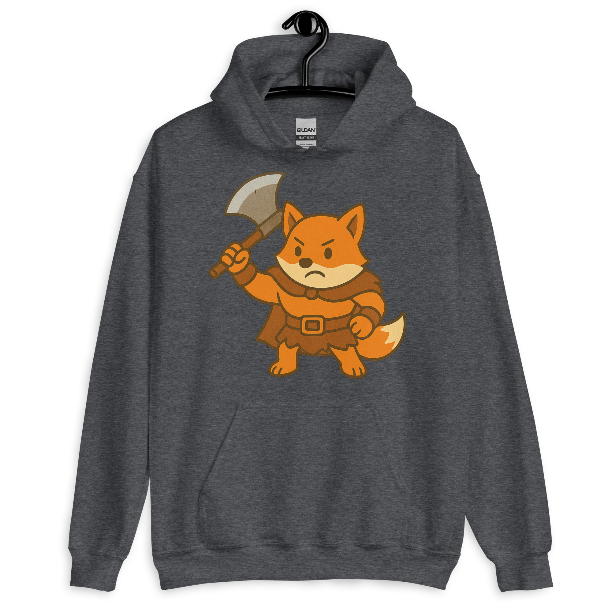Fox Barbarian - DTF-Unisex-Kapuzenpullover – Bild 10