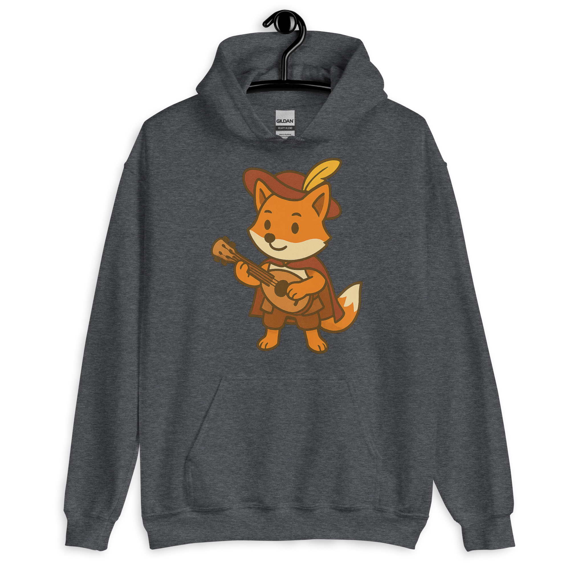 Fox Bard - DTF-Unisex-Kapuzenpullover – Bild 10