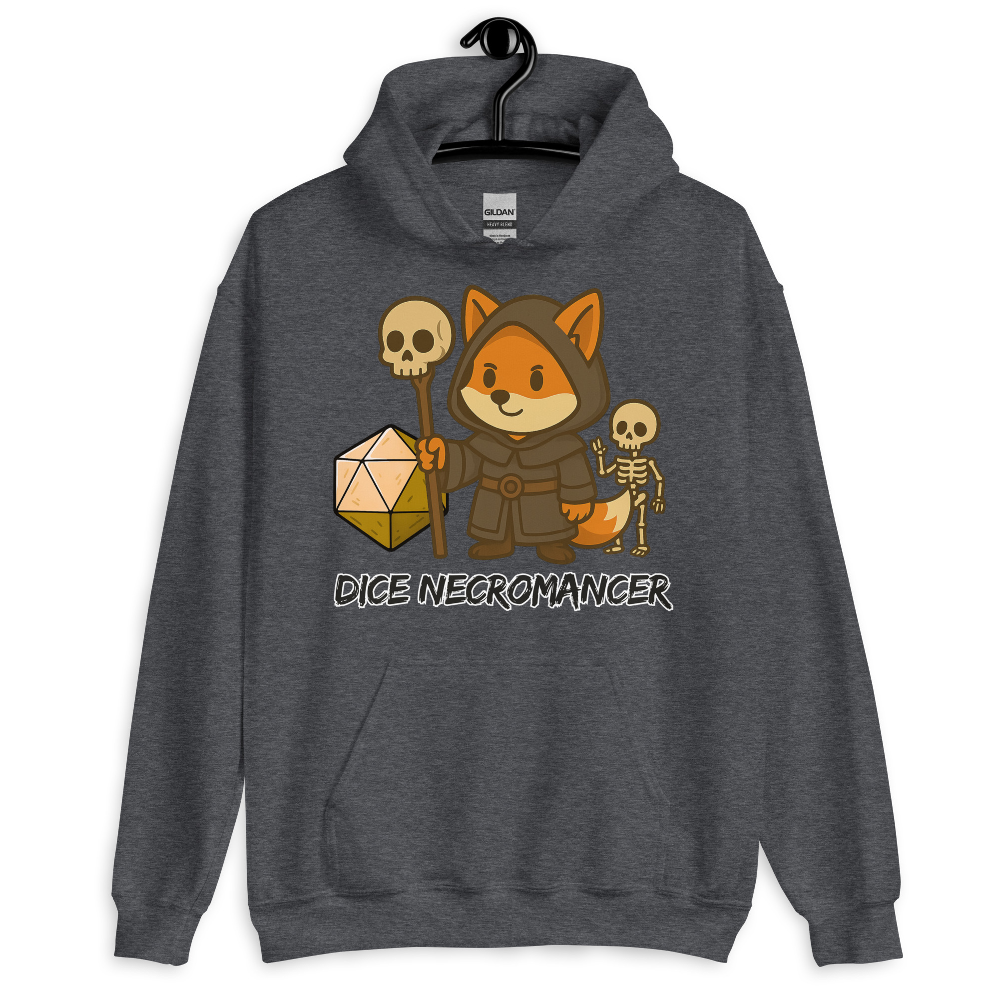Dice Necromancer - DTF-Unisex-Kapuzenpullover – Bild 10