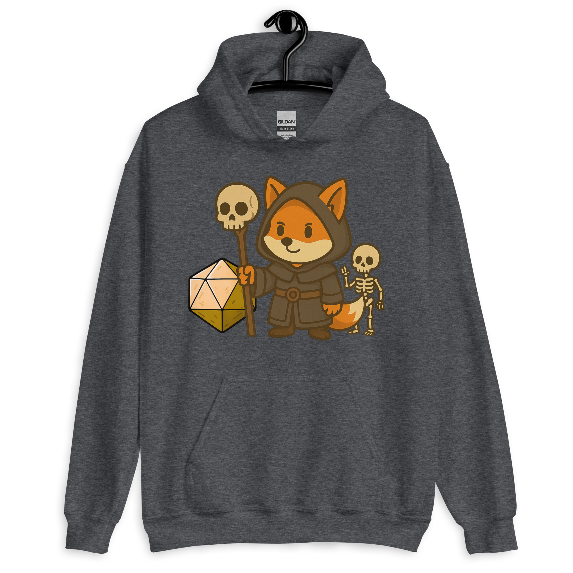 Dicefox Necromancer - DTF-Unisex-Kapuzenpullover – Bild 10