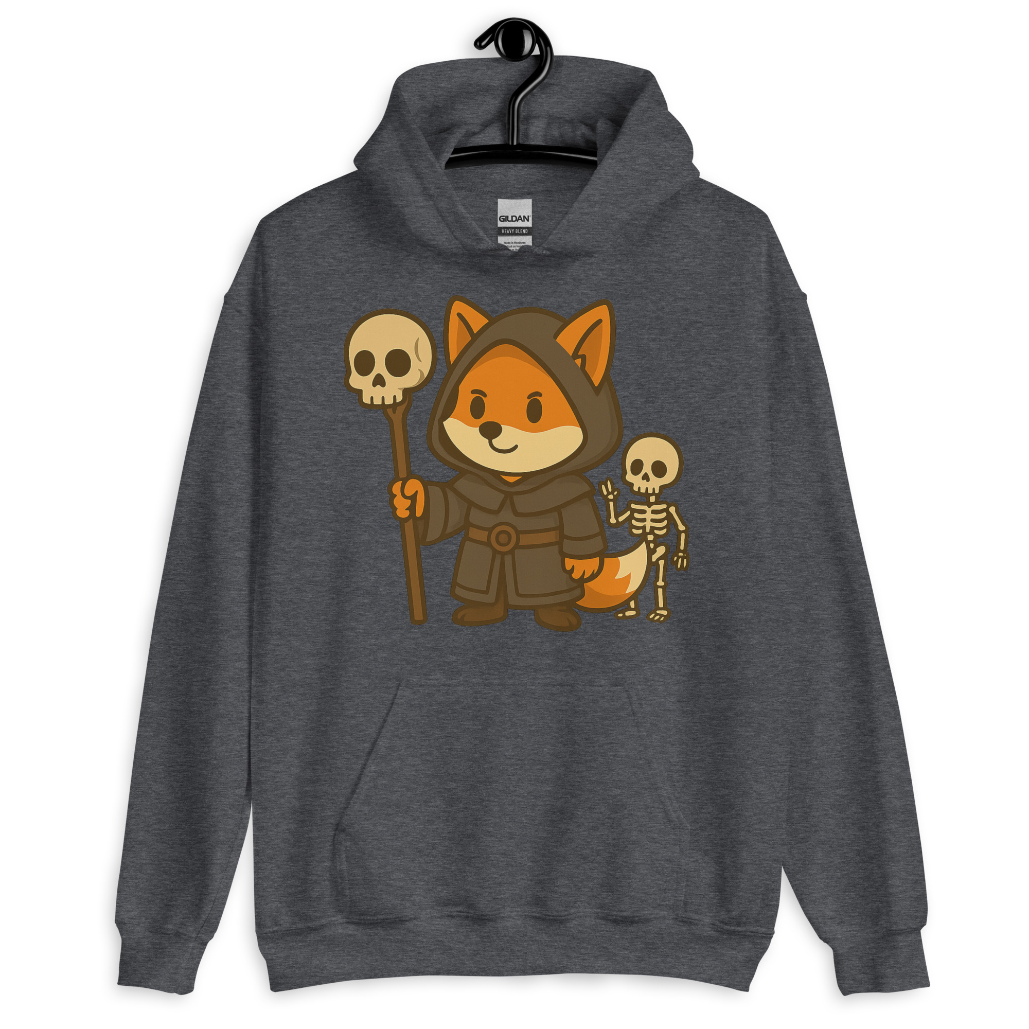 Fox Necromancer - DTF-Unisex-Kapuzenpullover – Bild 10