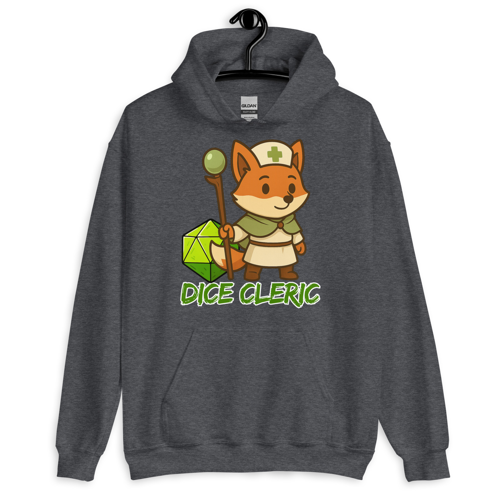 Dice Cleric - DTF-Unisex-Kapuzenpullover – Bild 10