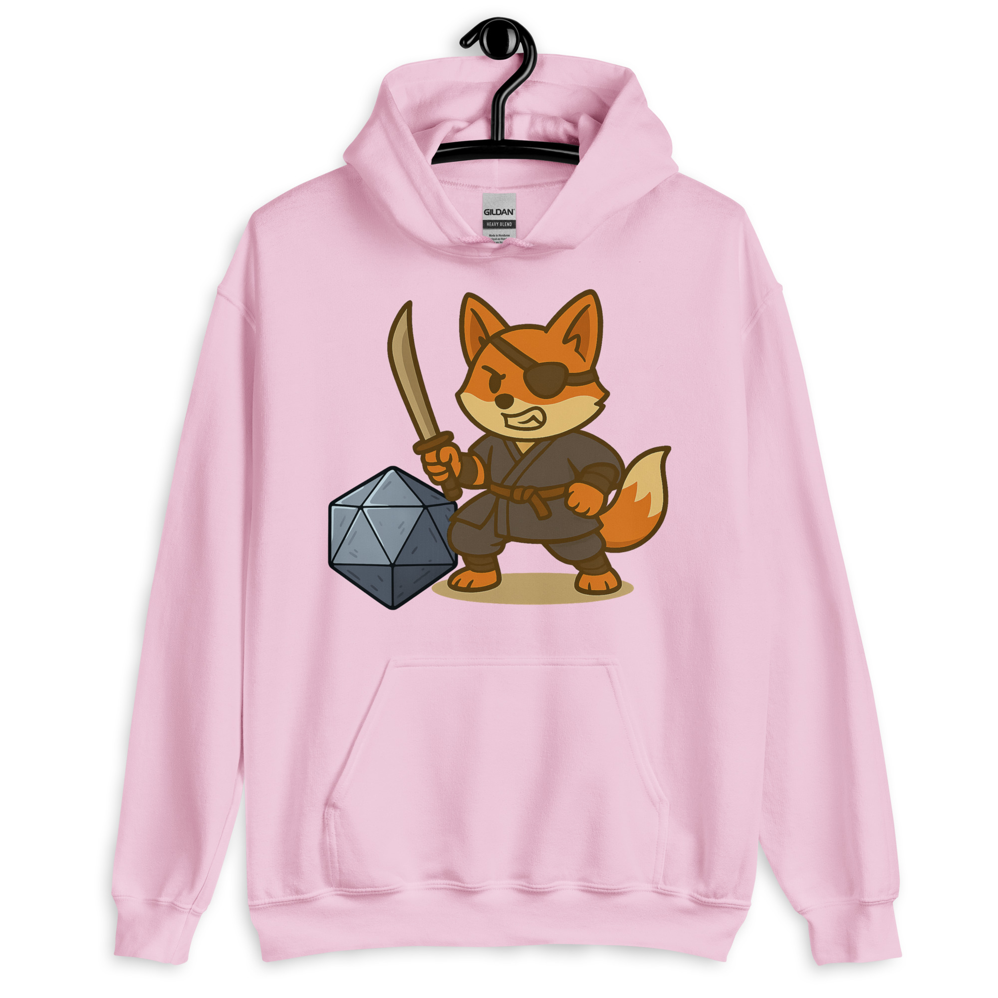 Dicefox Ronin - DTF-Unisex-Kapuzenpullover – Bild 21