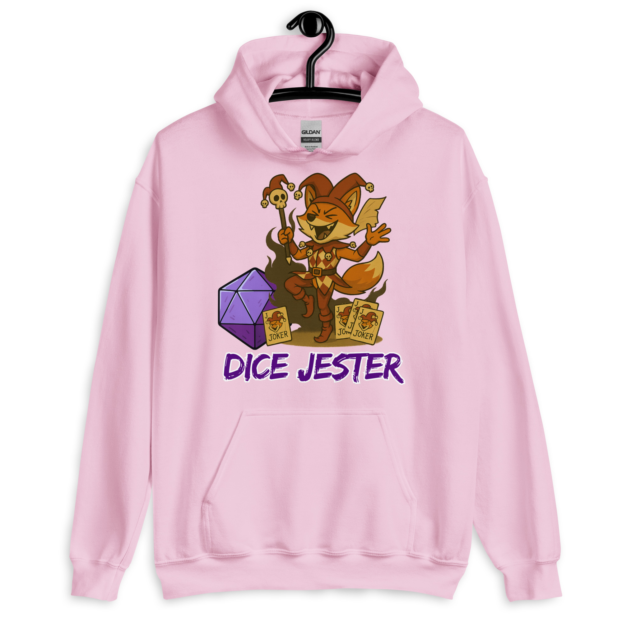 Dice Jester - DTF-Unisex-Kapuzenpullover – Bild 22