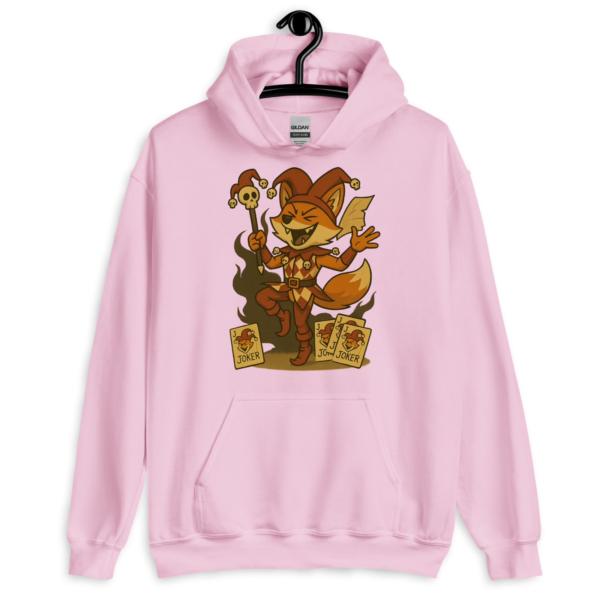 Fox Jester - DTF-Unisex-Kapuzenpullover – Bild 22