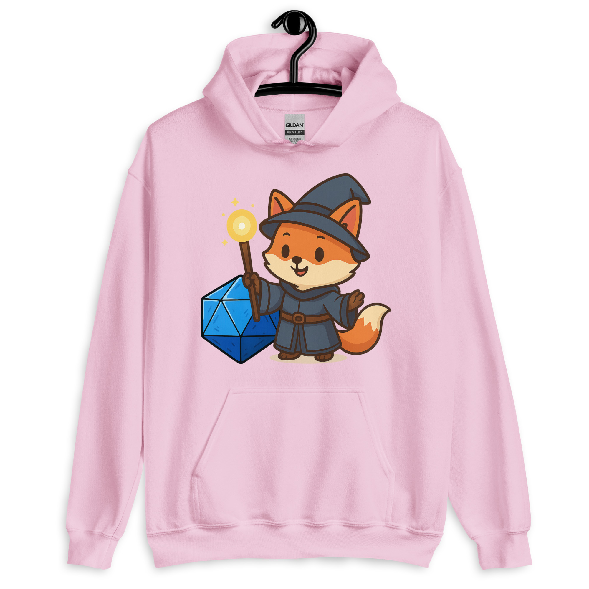 Dicefox Wizard - DTF-Unisex-Kapuzenpullover – Bild 22