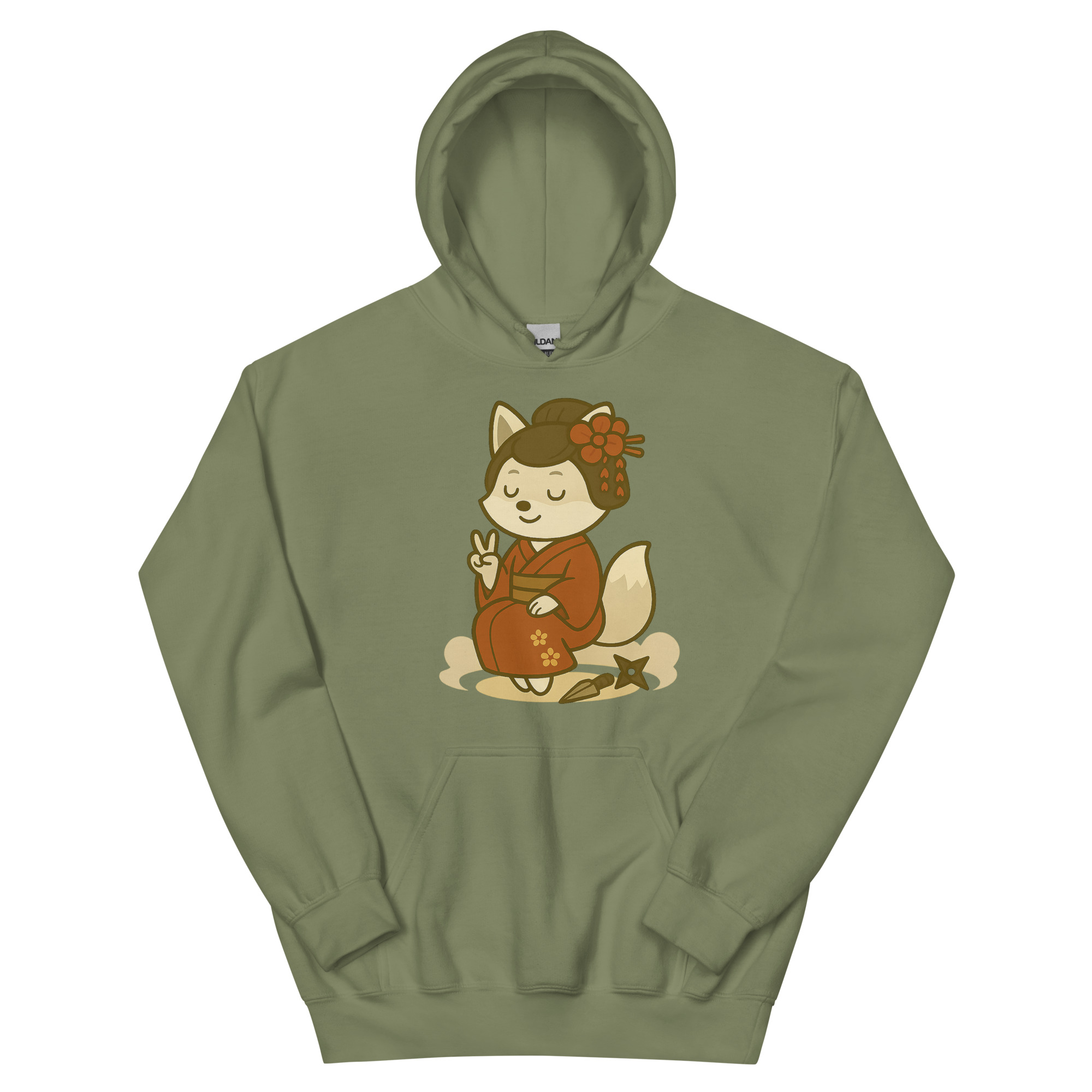 Fox Kunoishi - DTF-Unisex-Kapuzenpullover – Bild 15