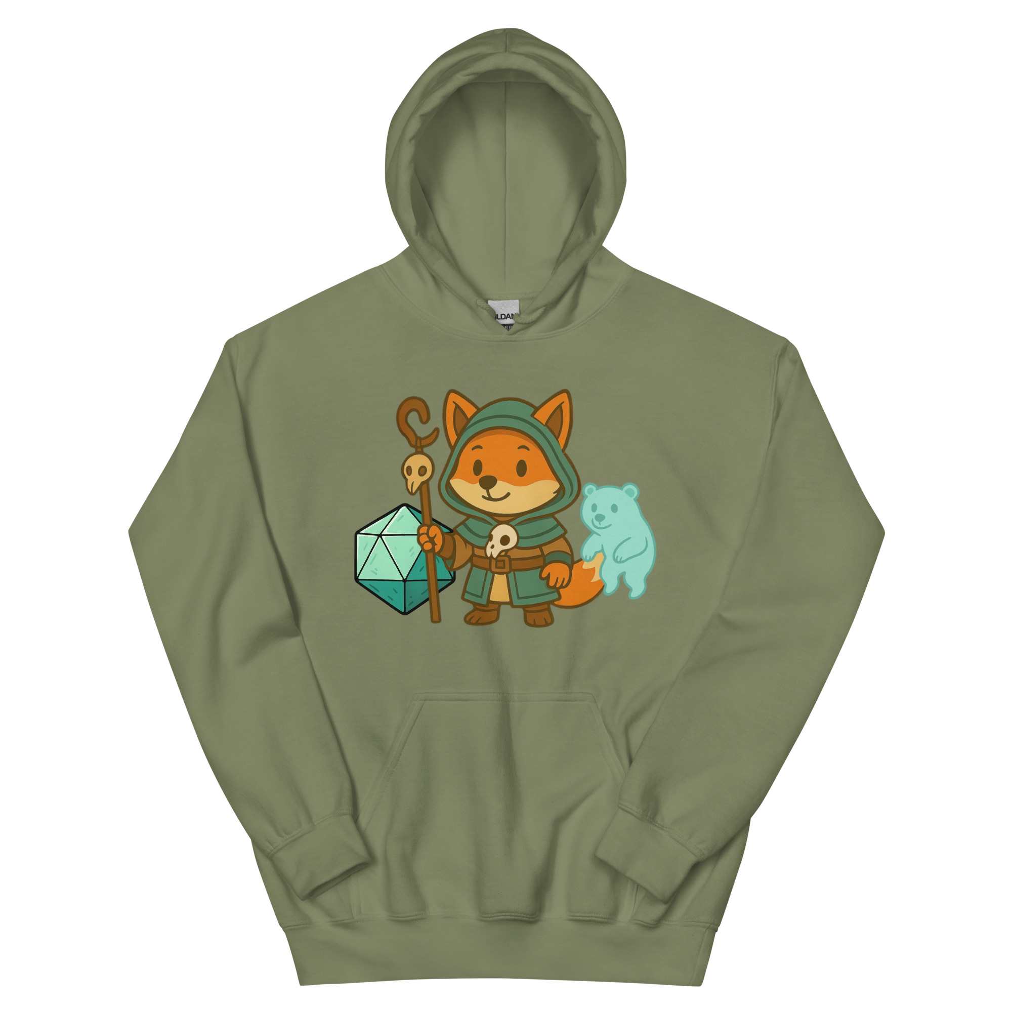 Dice Shaman - DTF-Unisex-Kapuzenpullover – Bild 15