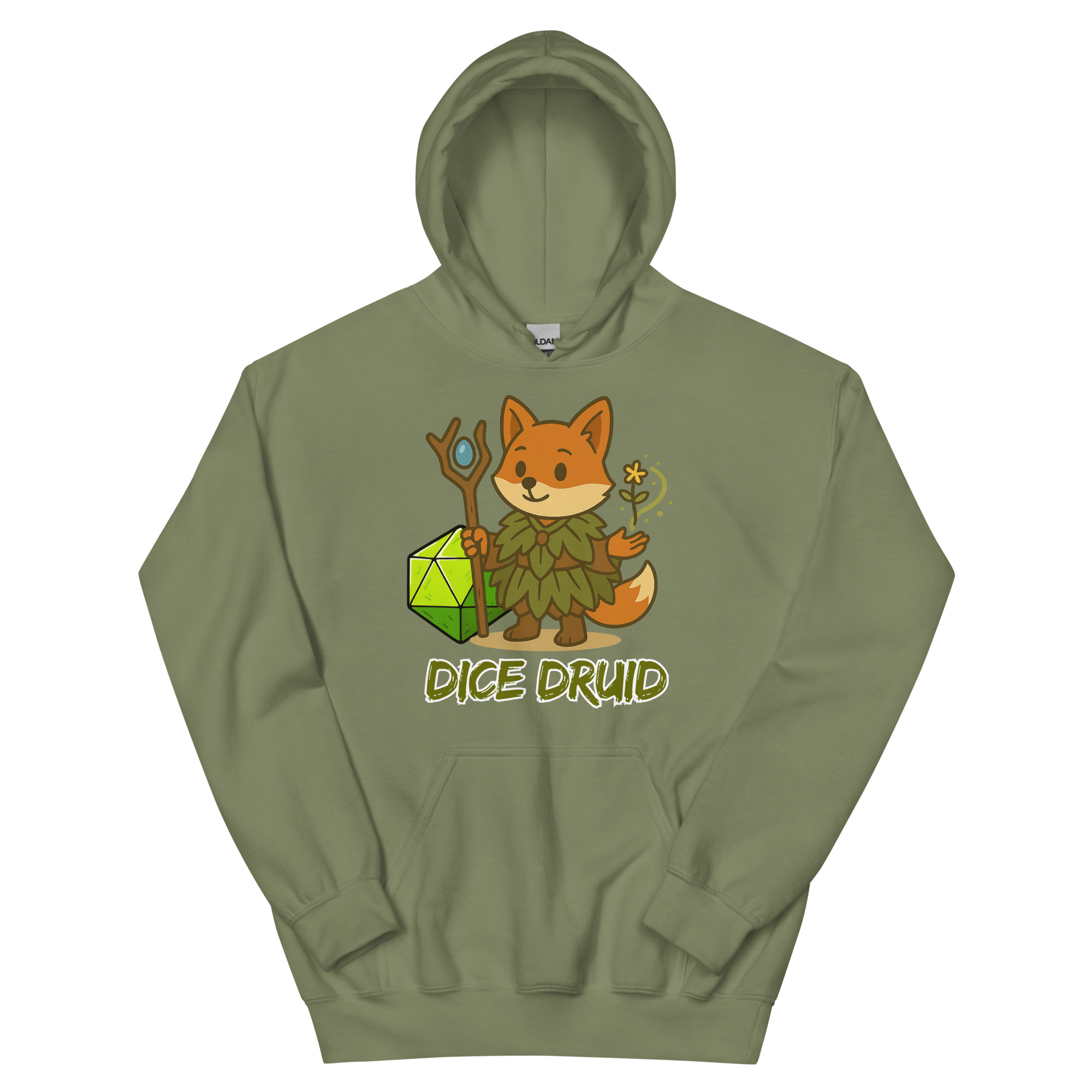 Dice Druid - DTF-Unisex-Kapuzenpullover – Bild 15