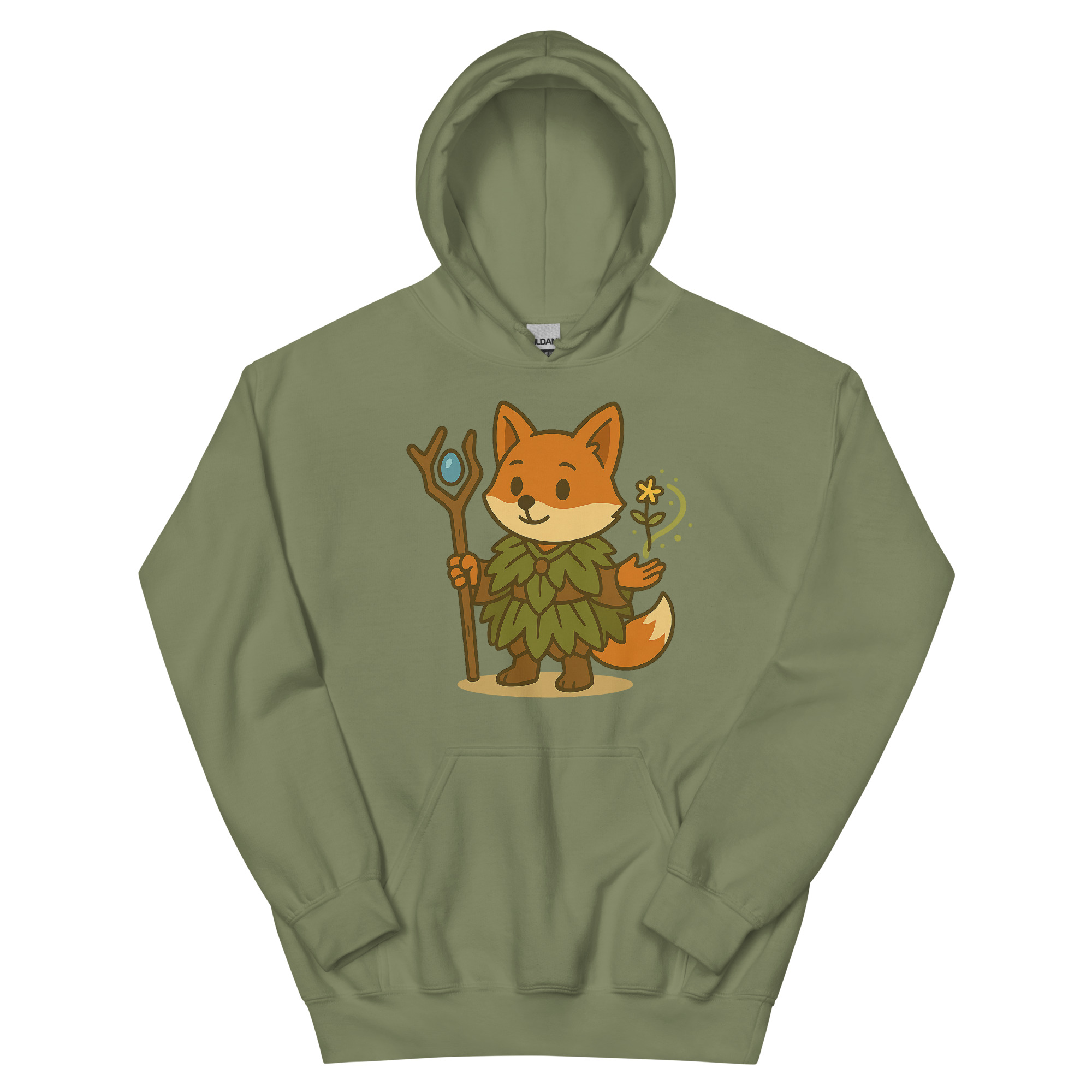 Fox Druid - DTF-Unisex-Kapuzenpullover – Bild 16