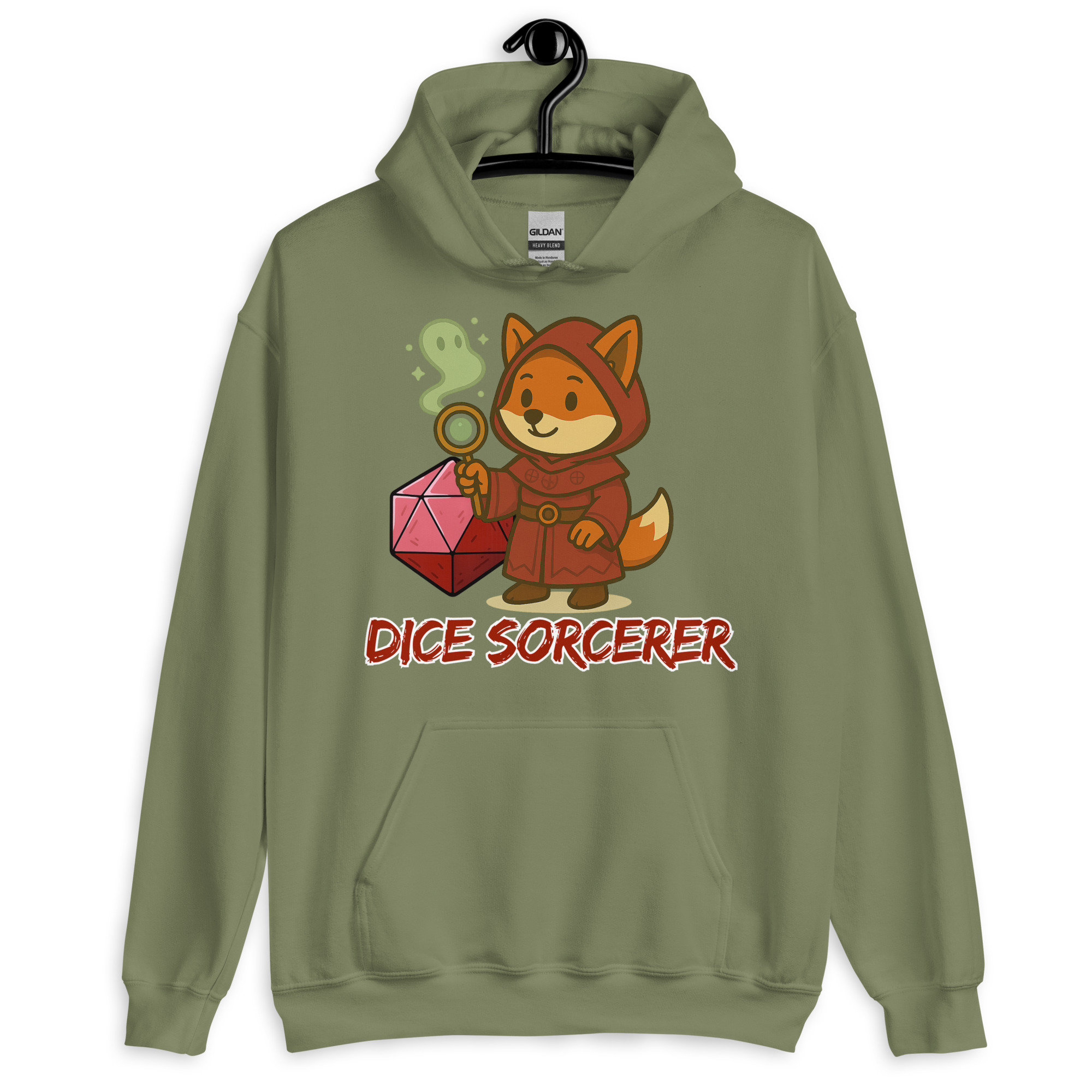 Dice Sorcerer - DTF-Unisex-Kapuzenpullover – Bild 15