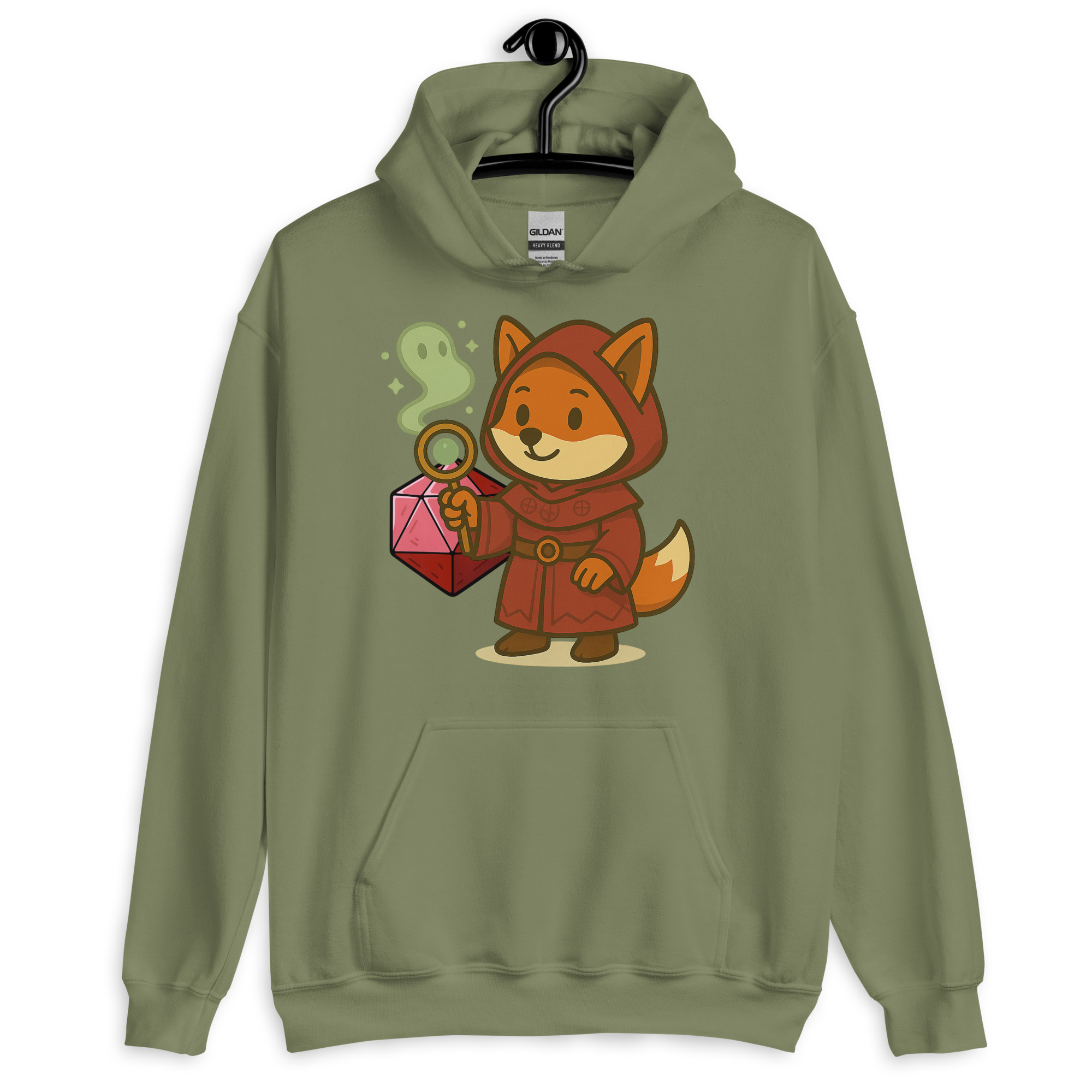 Dicefox Sorcerer - DTF-Unisex-Kapuzenpullover – Bild 15