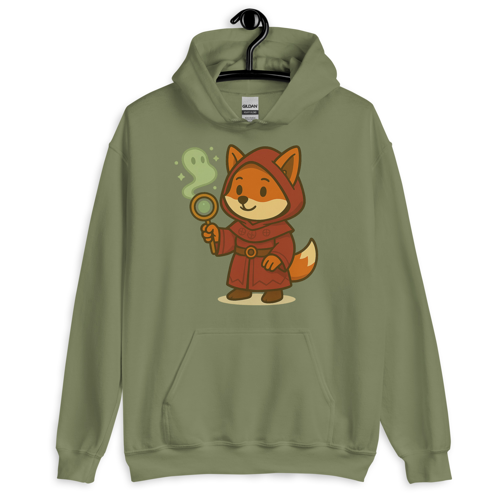 Fox Sorcerer - DTF-Unisex-Kapuzenpullover – Bild 15