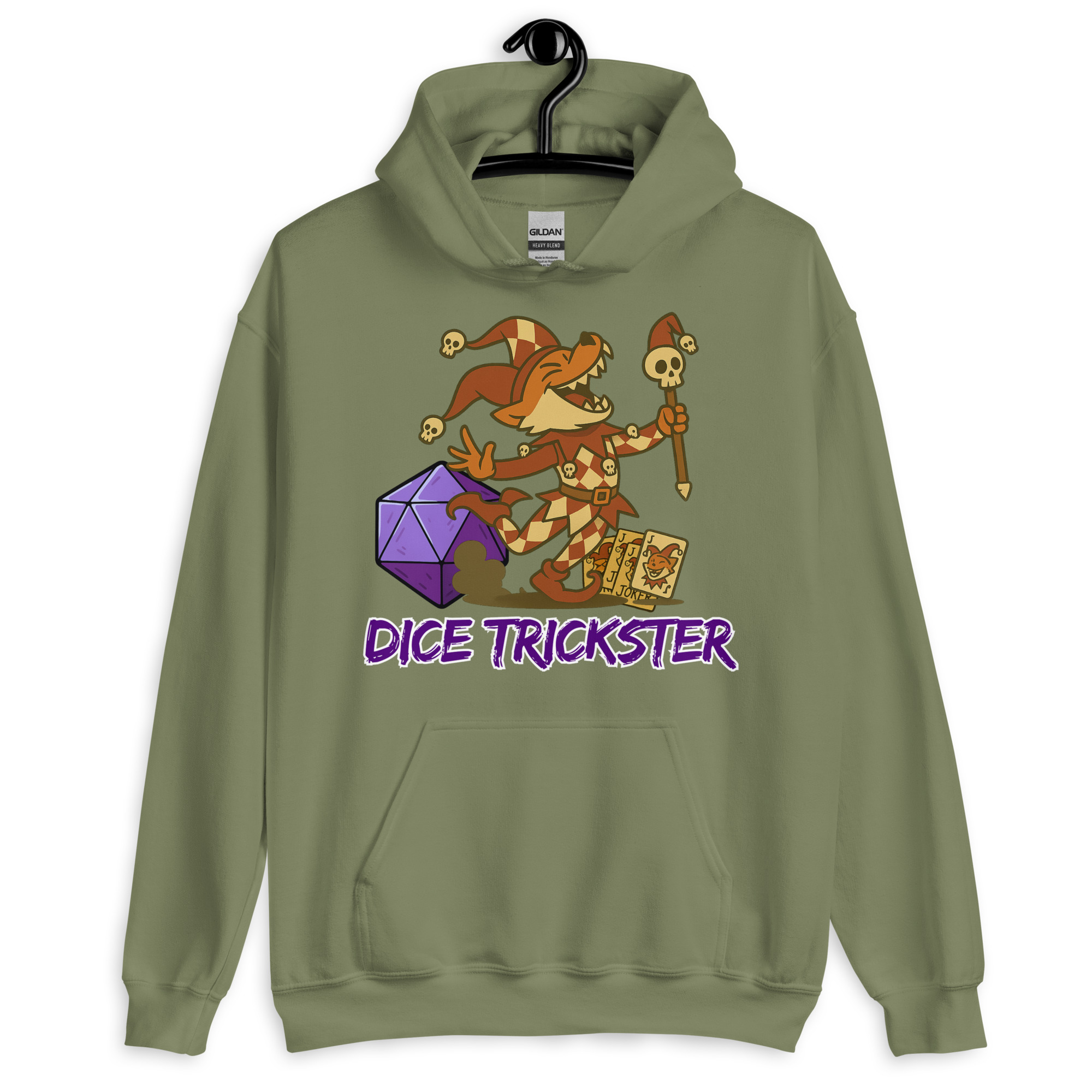 Dice Trickser - DTF-Unisex-Kapuzenpullover – Bild 16