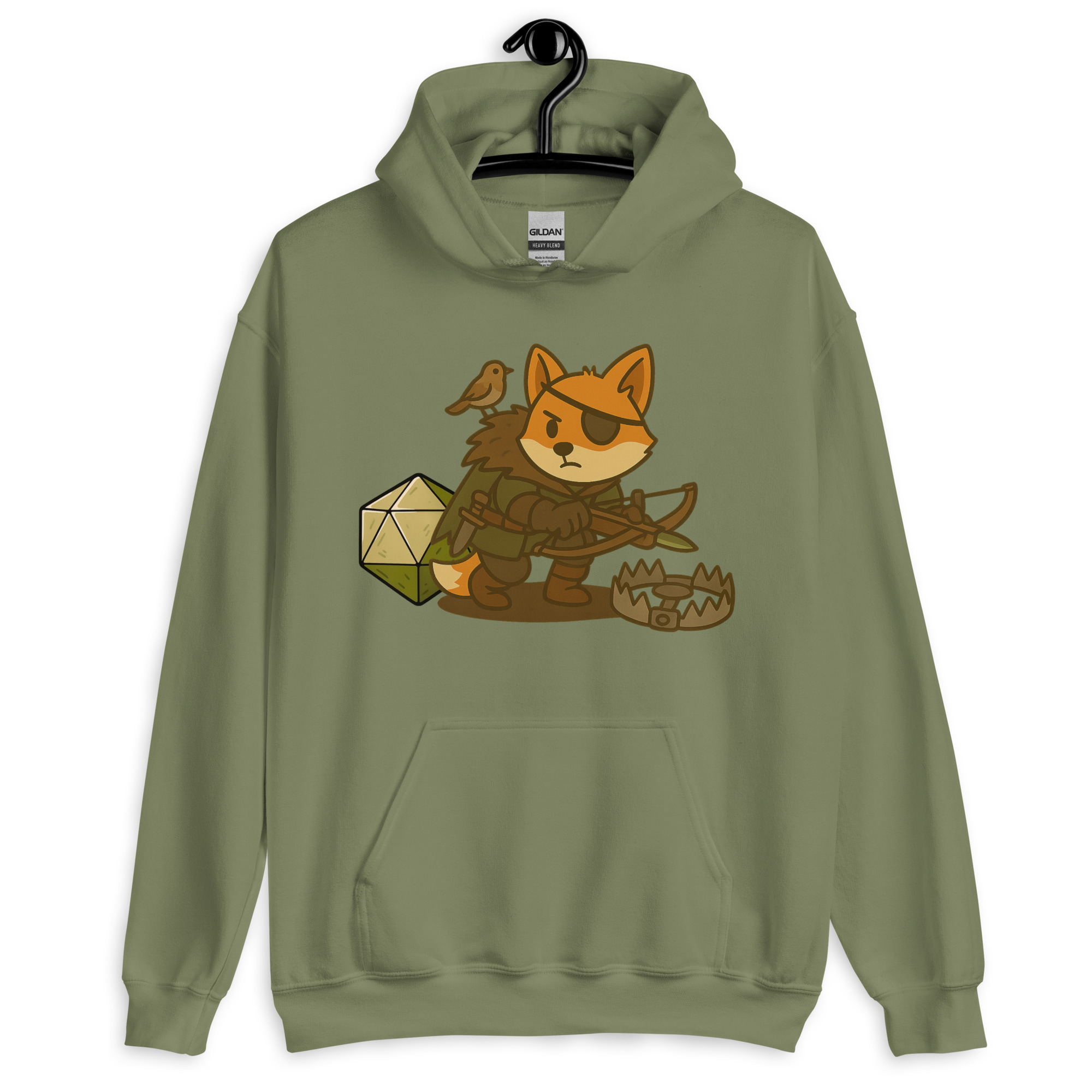Dicefox Hunter - DTF-Unisex-Kapuzenpullover – Bild 16