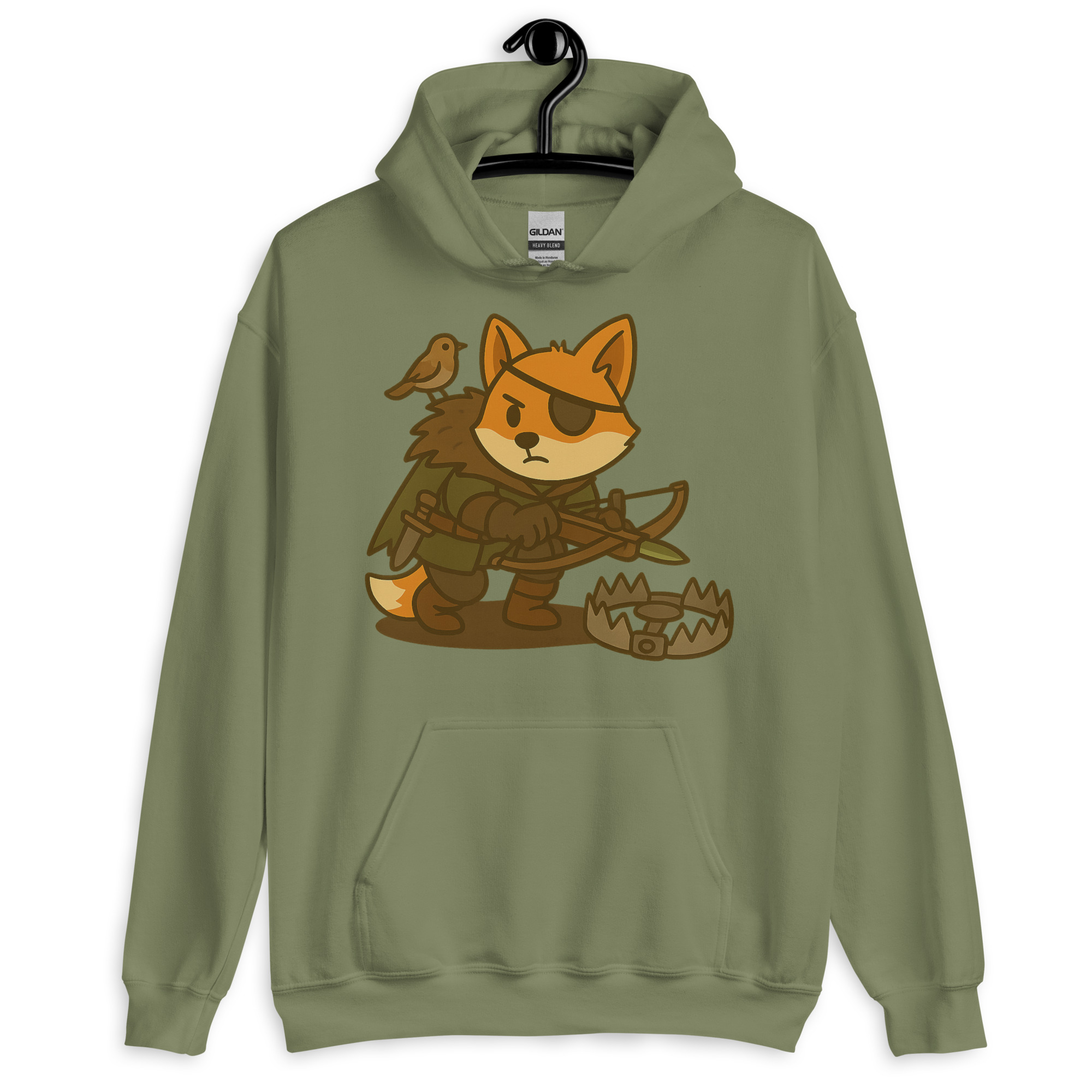 Fox Hunter - DTF-Unisex-Kapuzenpullover – Bild 16
