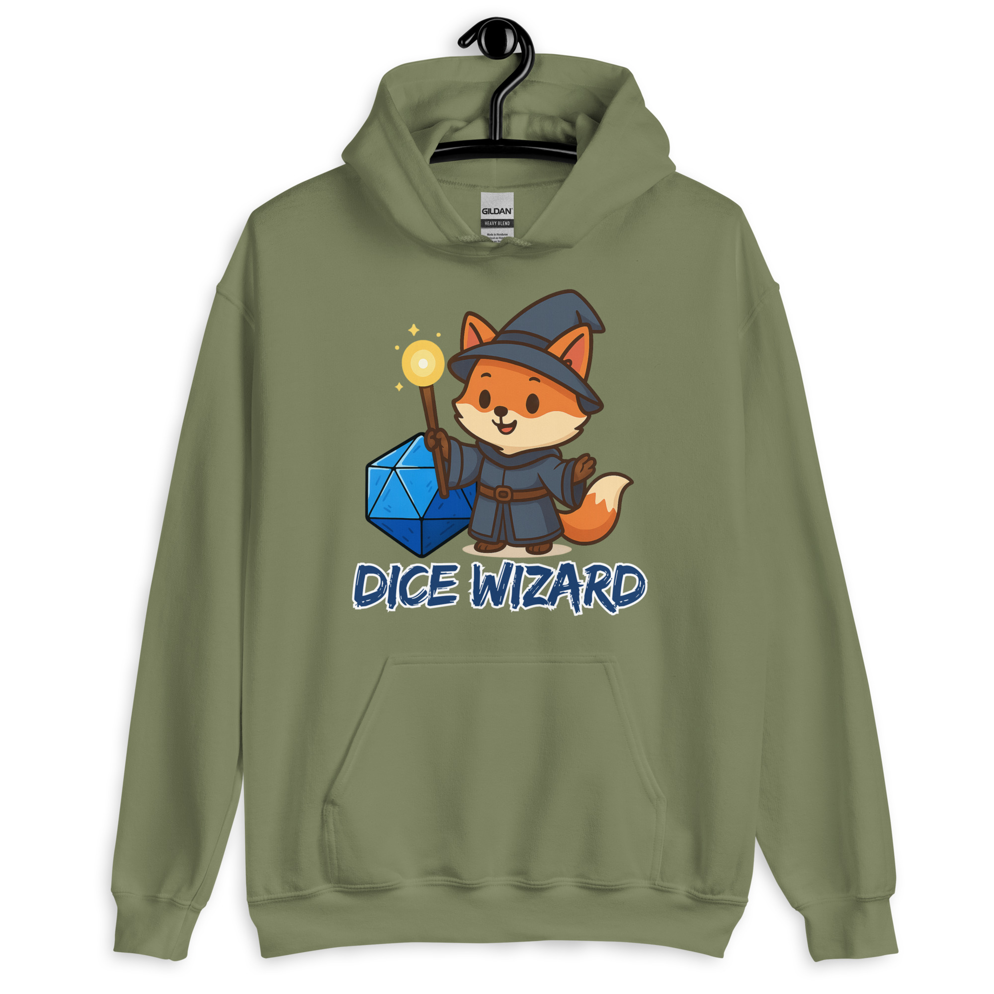 Dice Wizard - DTF-Unisex-Kapuzenpullover – Bild 16