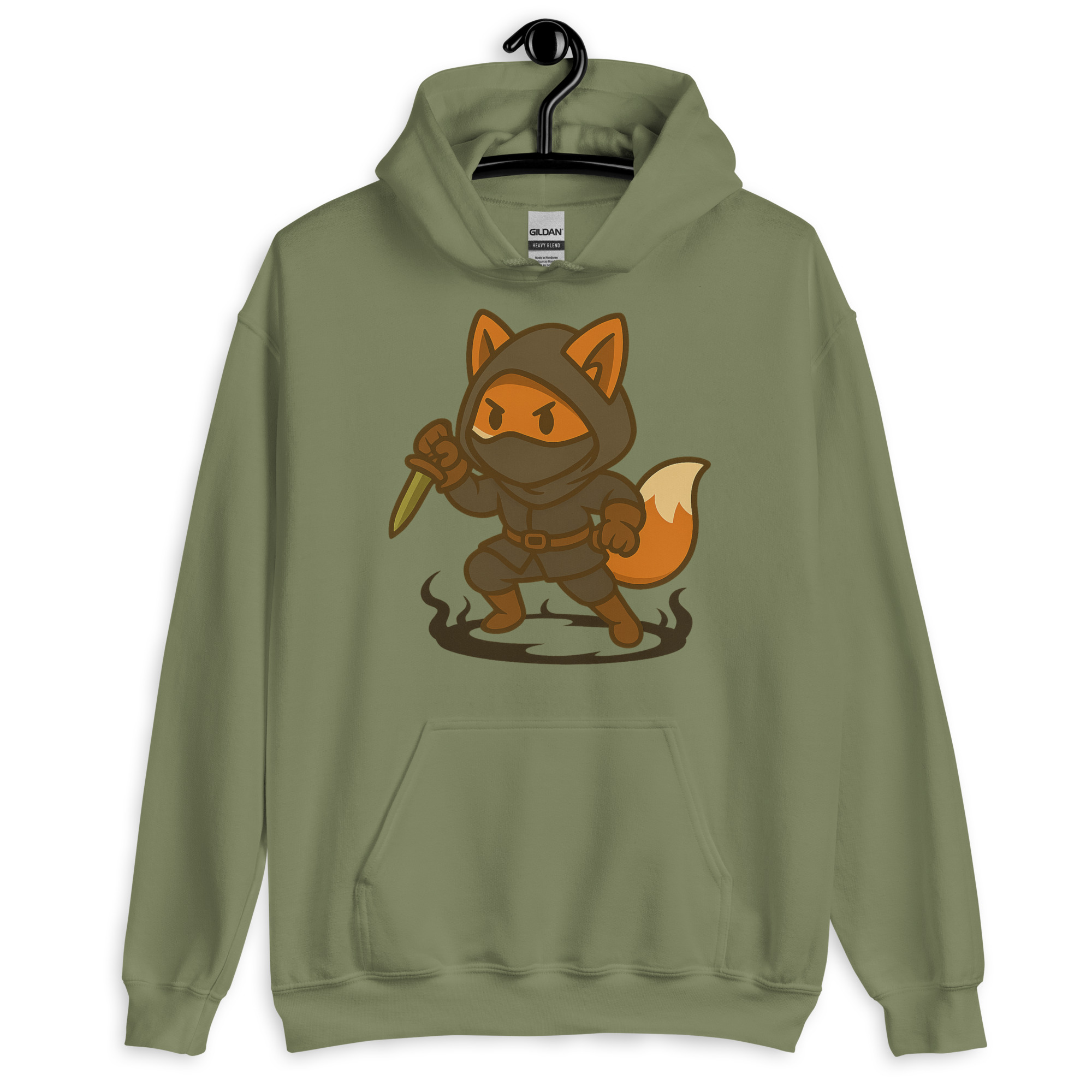 Fox Assassin - DTF-Unisex-Kapuzenpullover – Bild 16