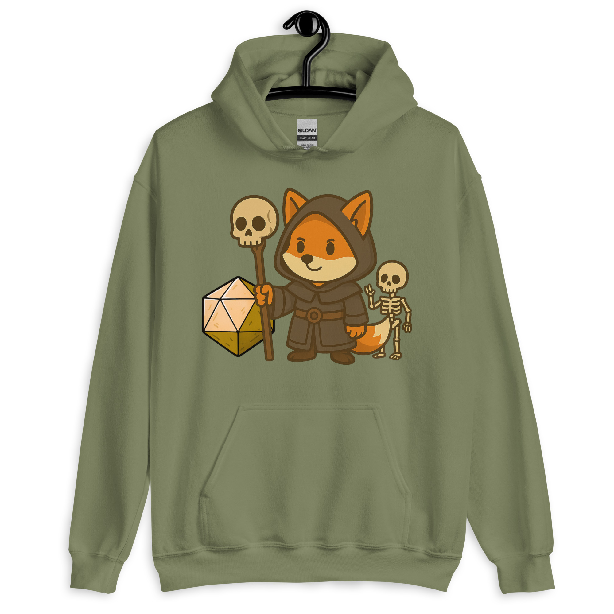 Dicefox Necromancer - DTF-Unisex-Kapuzenpullover – Bild 16