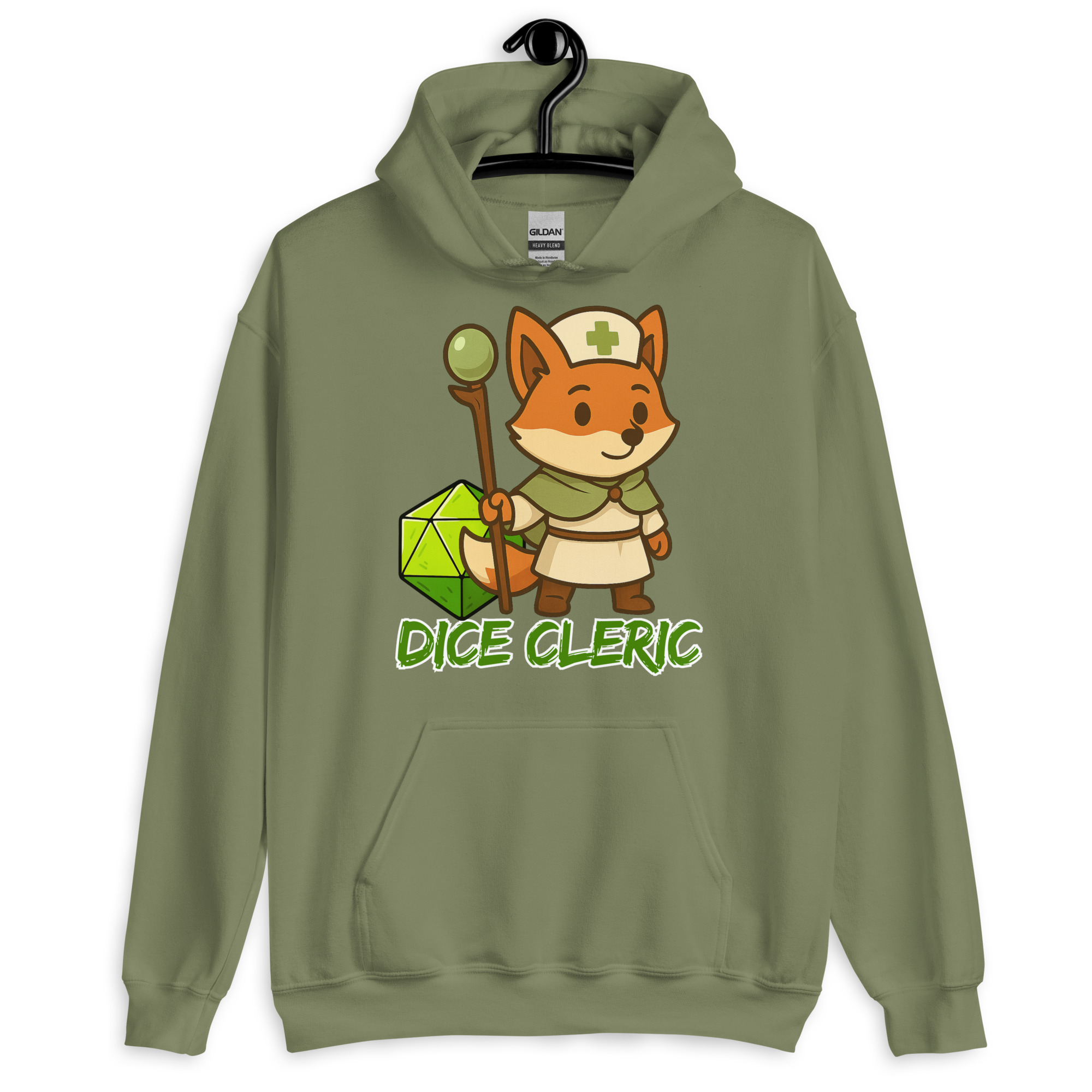 Dice Cleric - DTF-Unisex-Kapuzenpullover – Bild 16