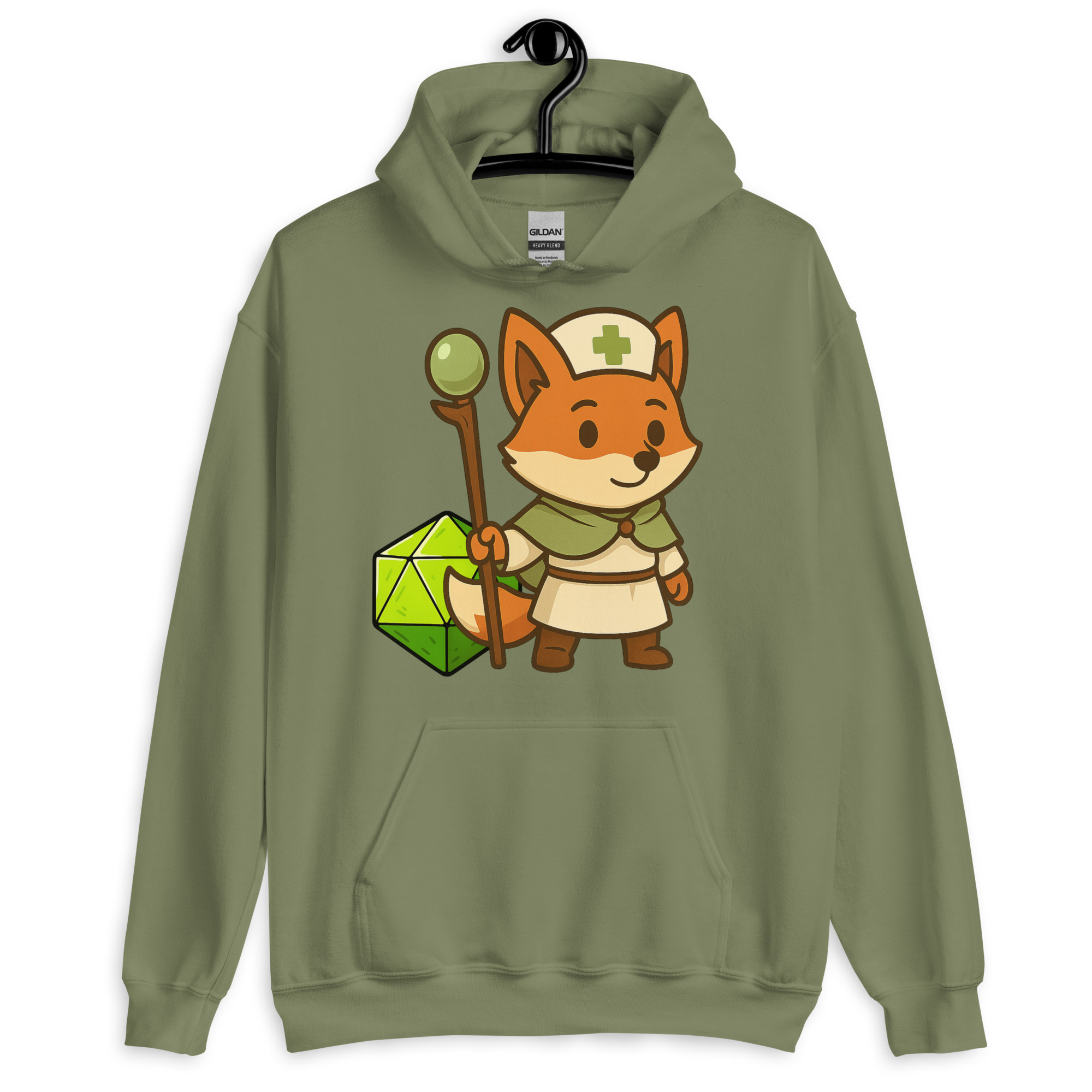 Dicefox Cleric - DTF-Unisex-Kapuzenpullover – Bild 16