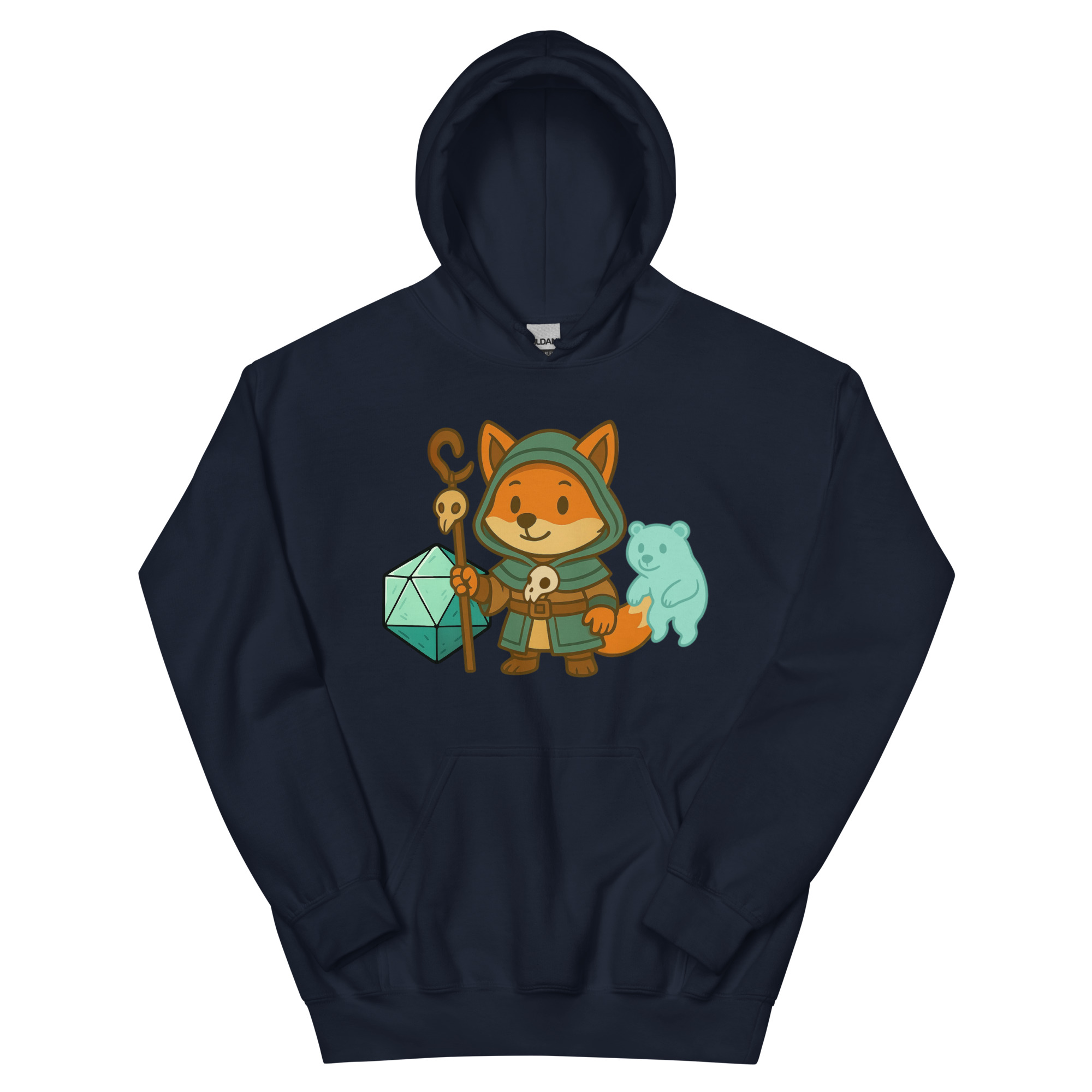 Dice Shaman - DTF-Unisex-Kapuzenpullover – Bild 3