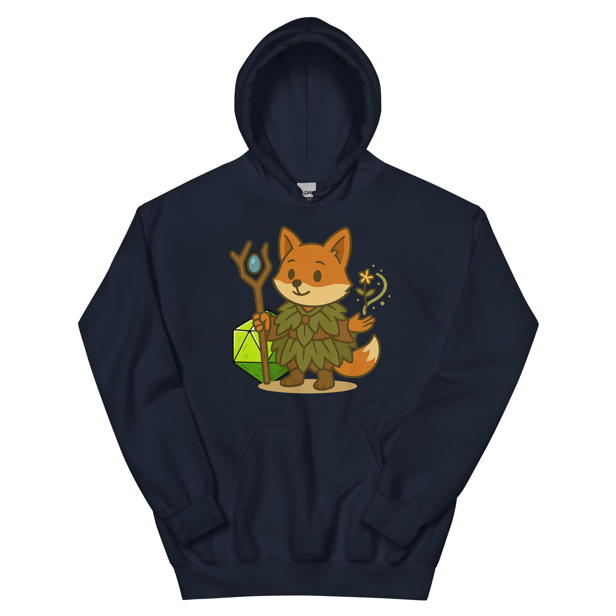 Dicefox Druid - DTF-Unisex-Kapuzenpullover – Bild 3