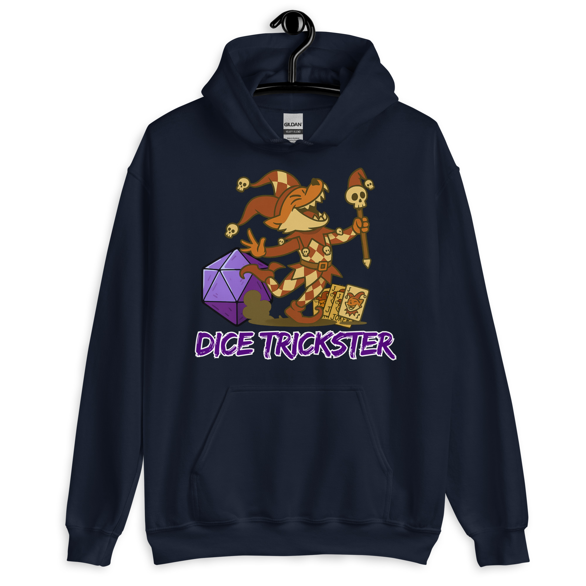 Dice Trickser - DTF-Unisex-Kapuzenpullover – Bild 4