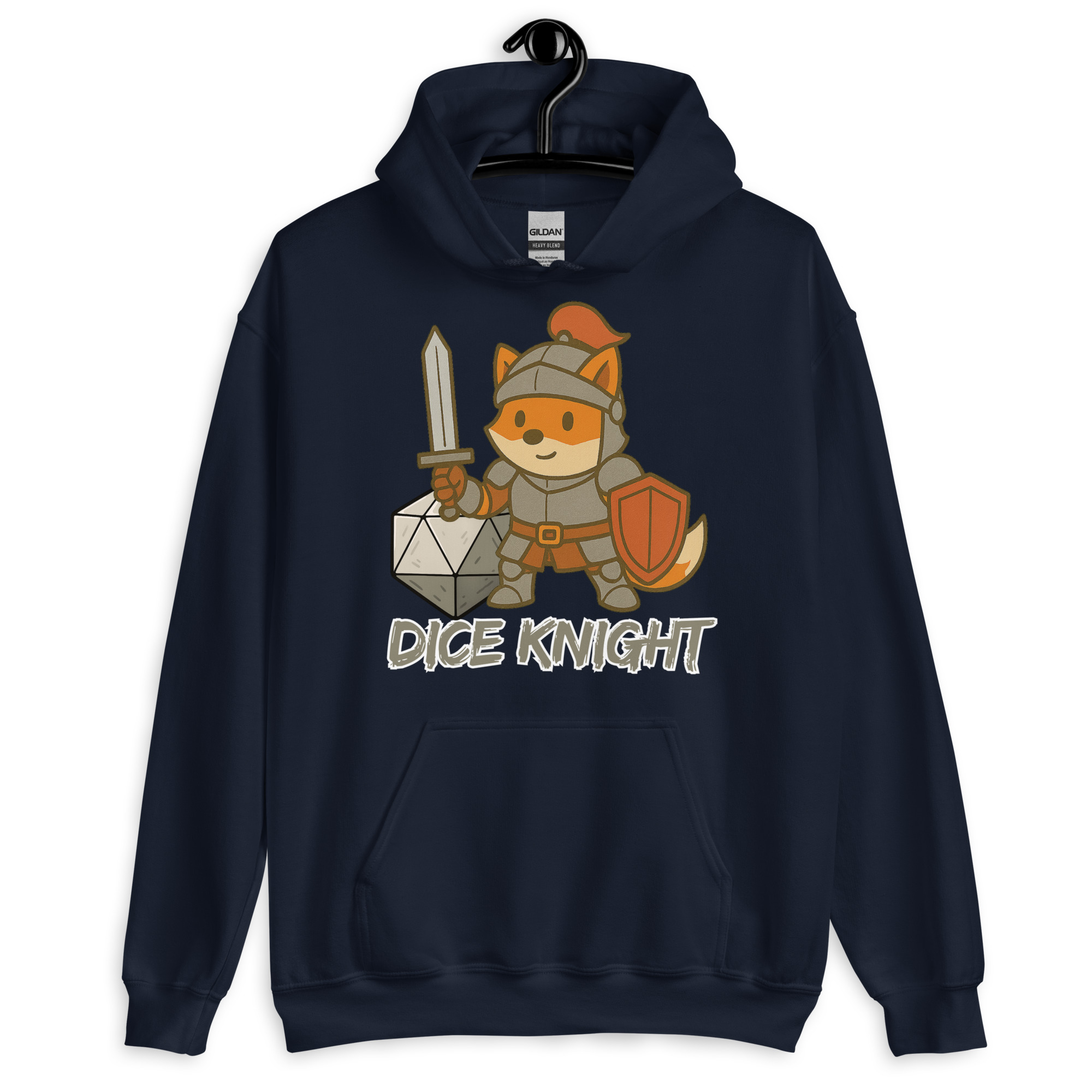 Dice Knight - DTF-Unisex-Kapuzenpullover – Bild 4