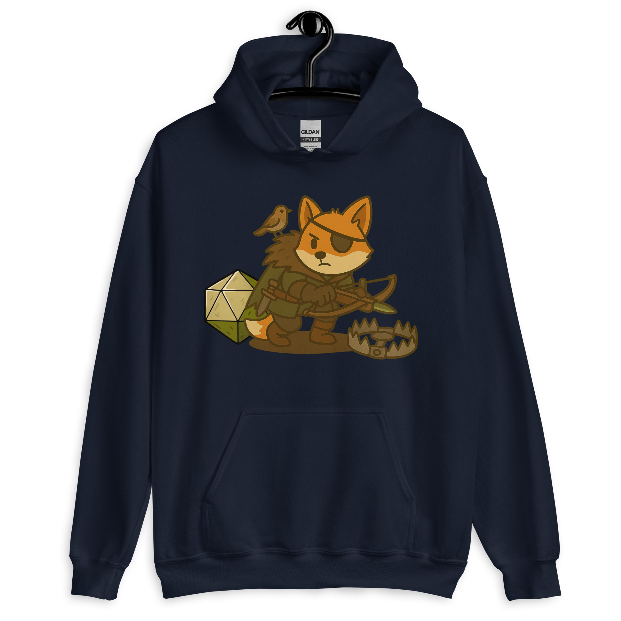 Dicefox Hunter - DTF-Unisex-Kapuzenpullover – Bild 4