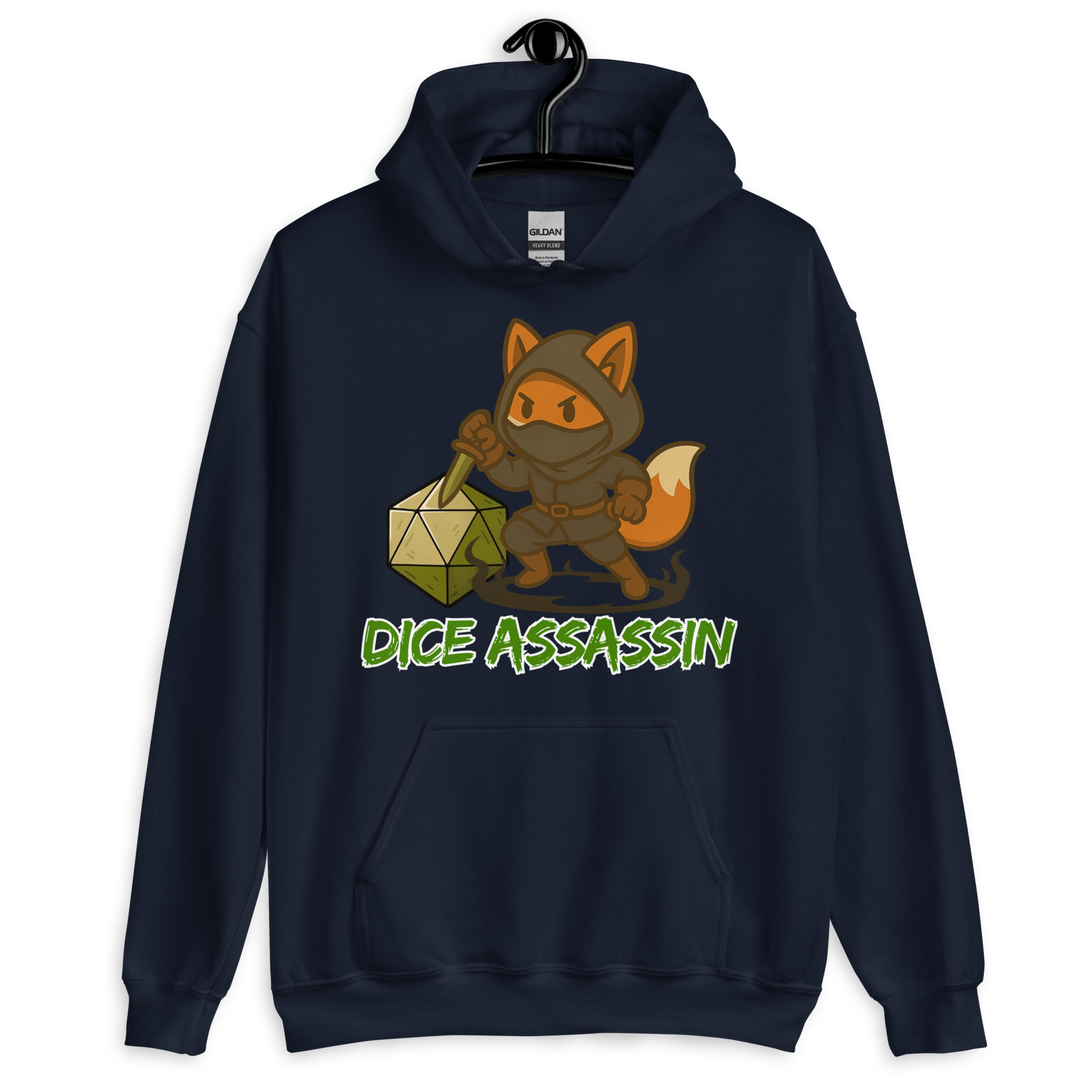 Dice Assassin - DTF-Unisex-Kapuzenpullover – Bild 4
