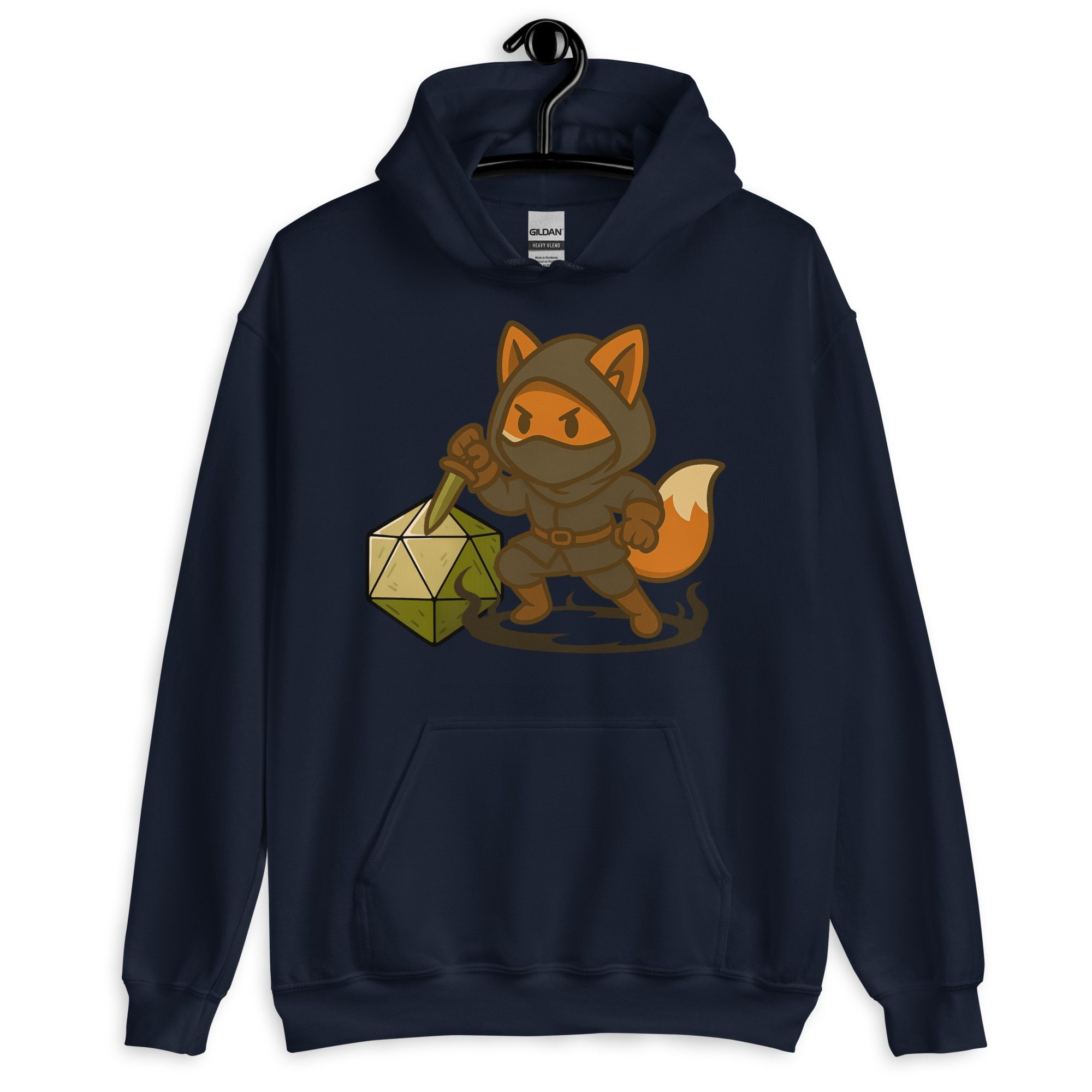 Dicefox Assassin - DTF-Unisex-Kapuzenpullover – Bild 4