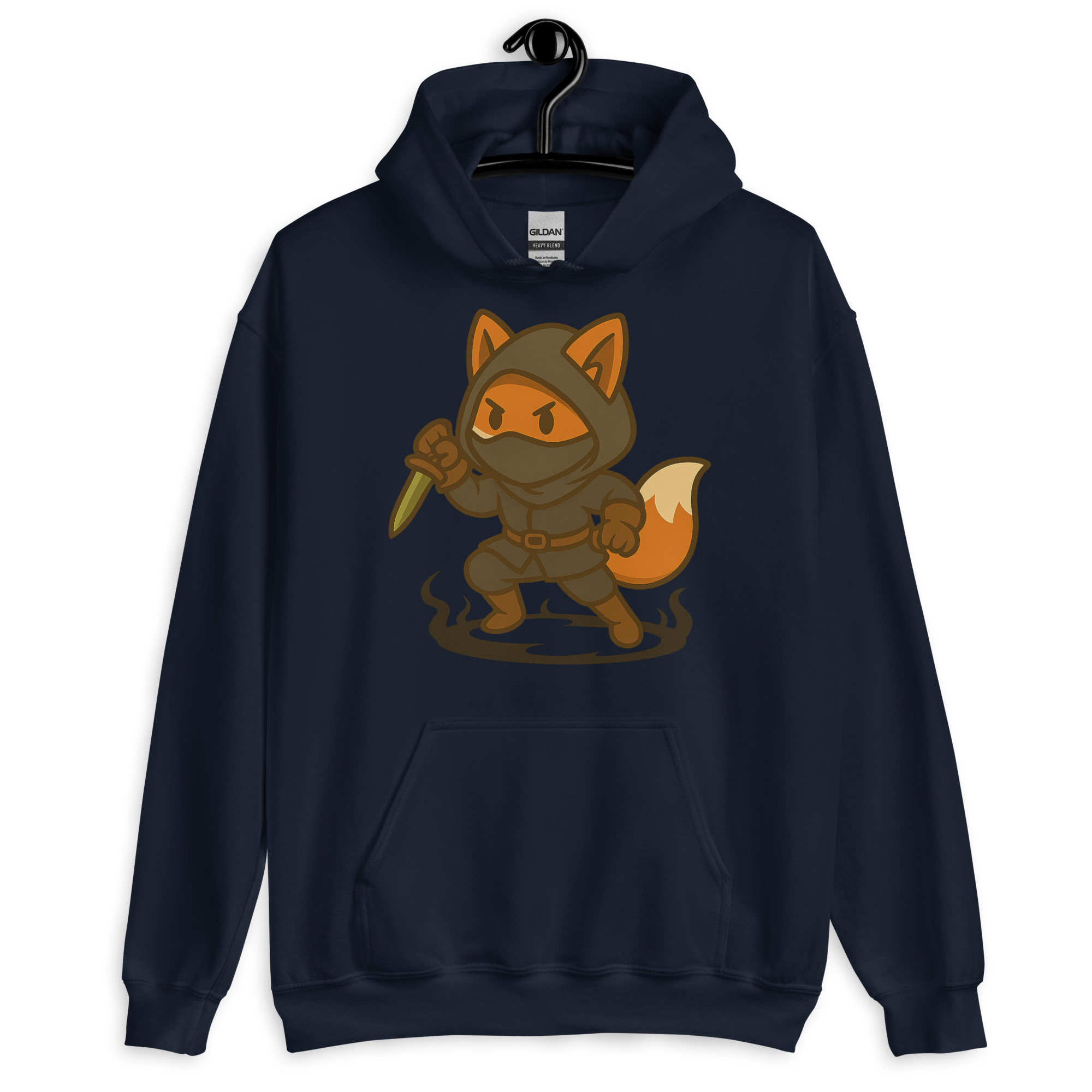 Fox Assassin - DTF-Unisex-Kapuzenpullover – Bild 4