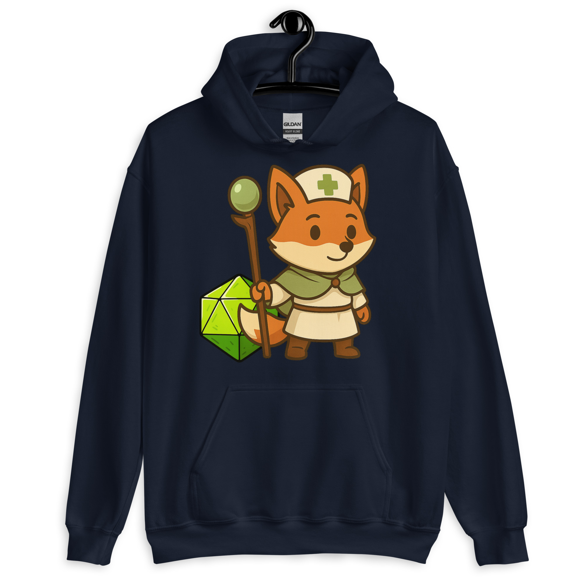 Dicefox Cleric - DTF-Unisex-Kapuzenpullover – Bild 4