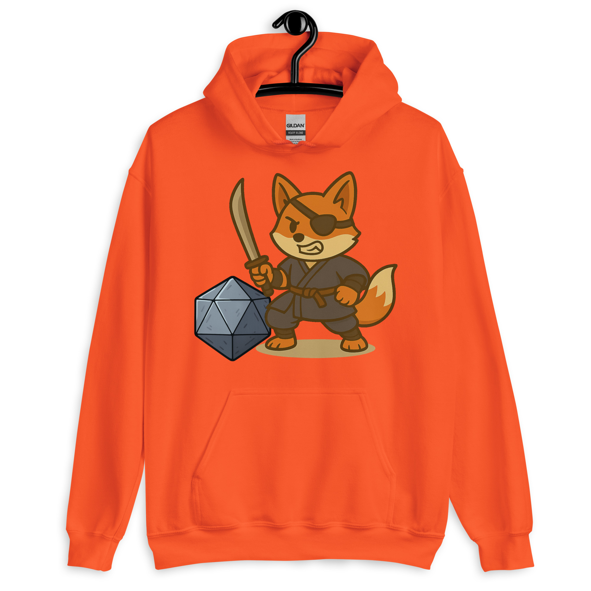 Dicefox Ronin - DTF-Unisex-Kapuzenpullover – Bild 13