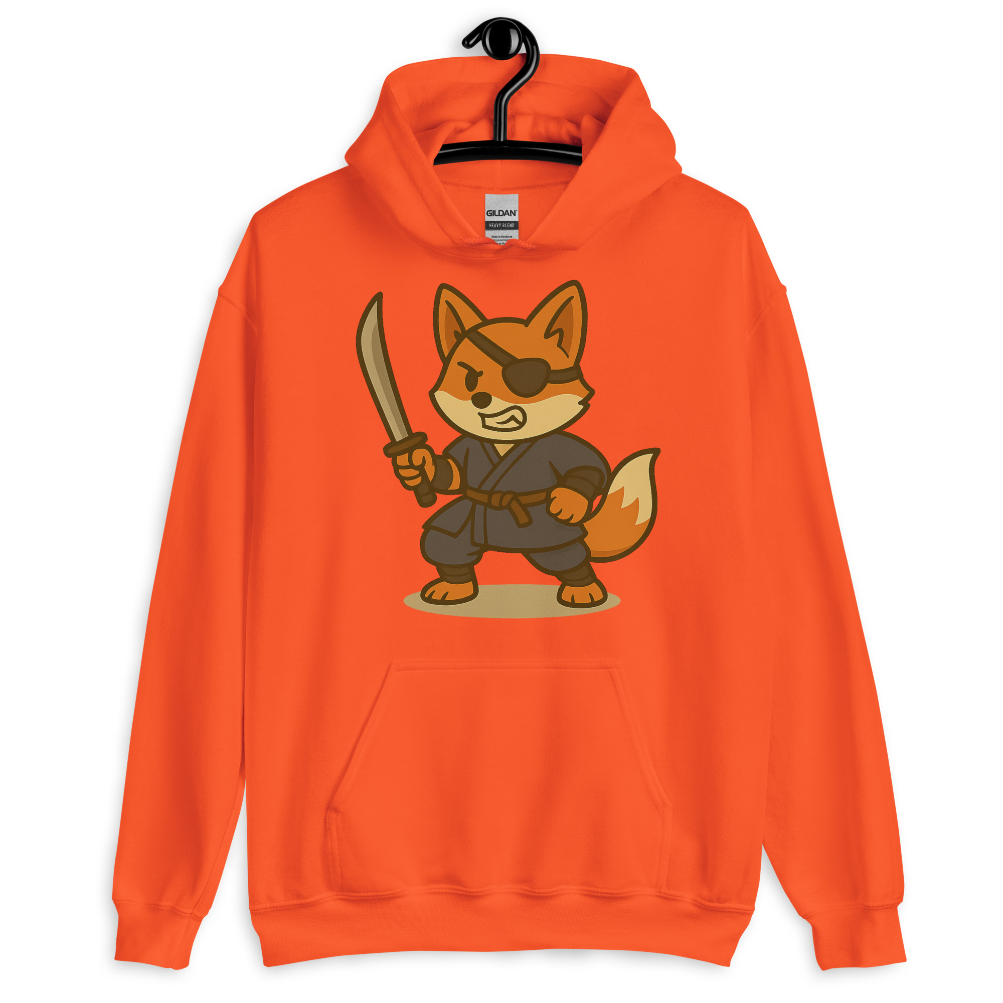 Fox Ronin - DTF-Unisex-Kapuzenpullover – Bild 13