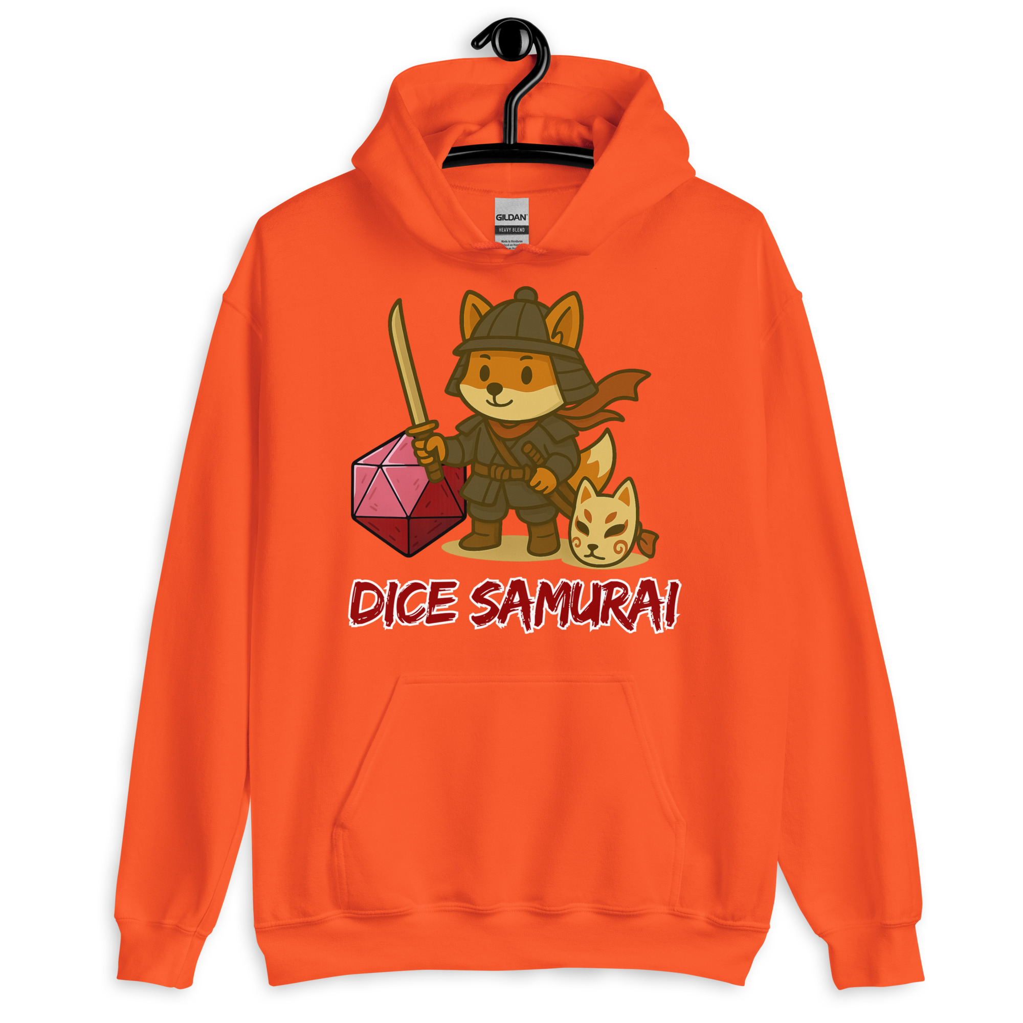 Dice Samurai - DTF-Unisex-Kapuzenpullover – Bild 14