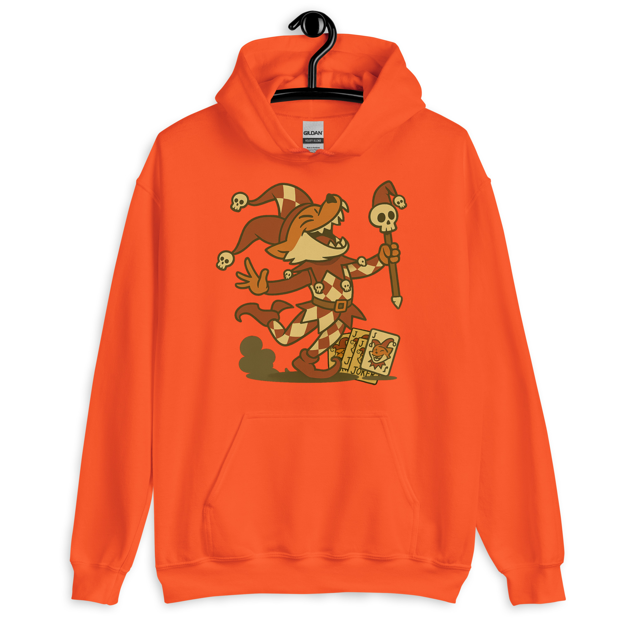 Fox Trickser - DTF-Unisex-Kapuzenpullover – Bild 14