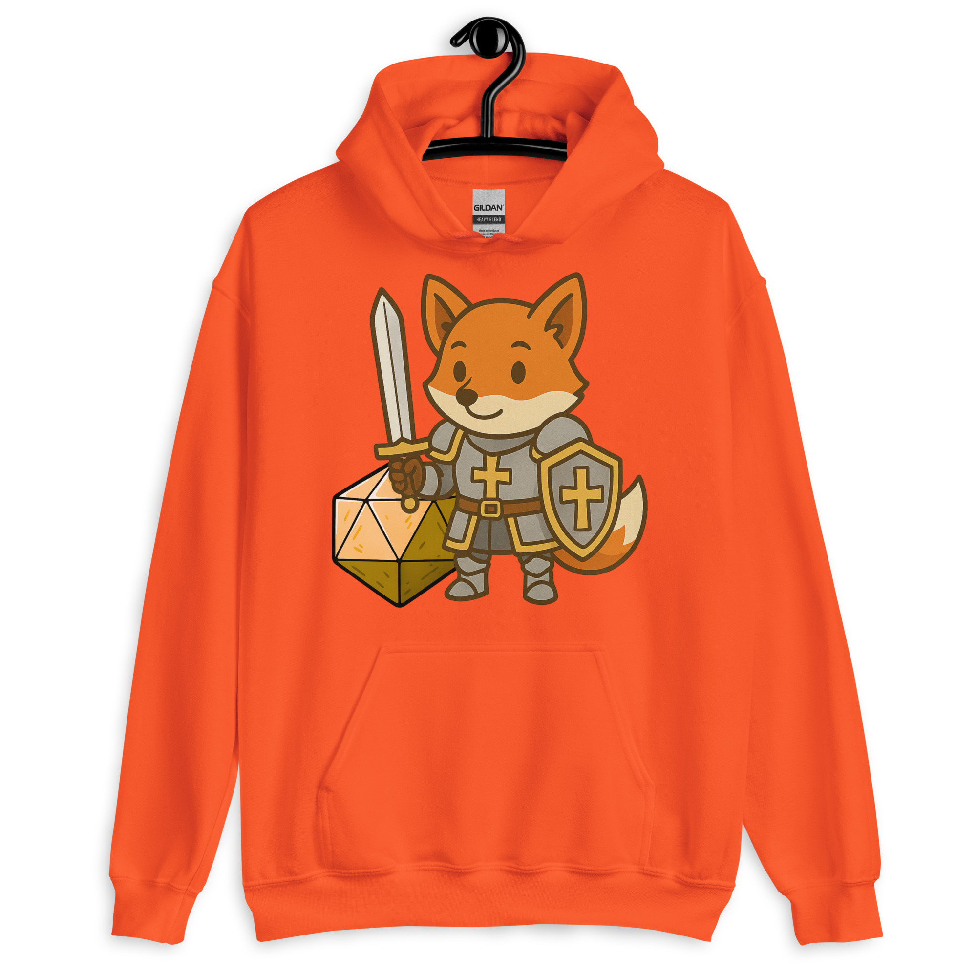 Dicefox Paladin - DTF-Unisex-Kapuzenpullover – Bild 14