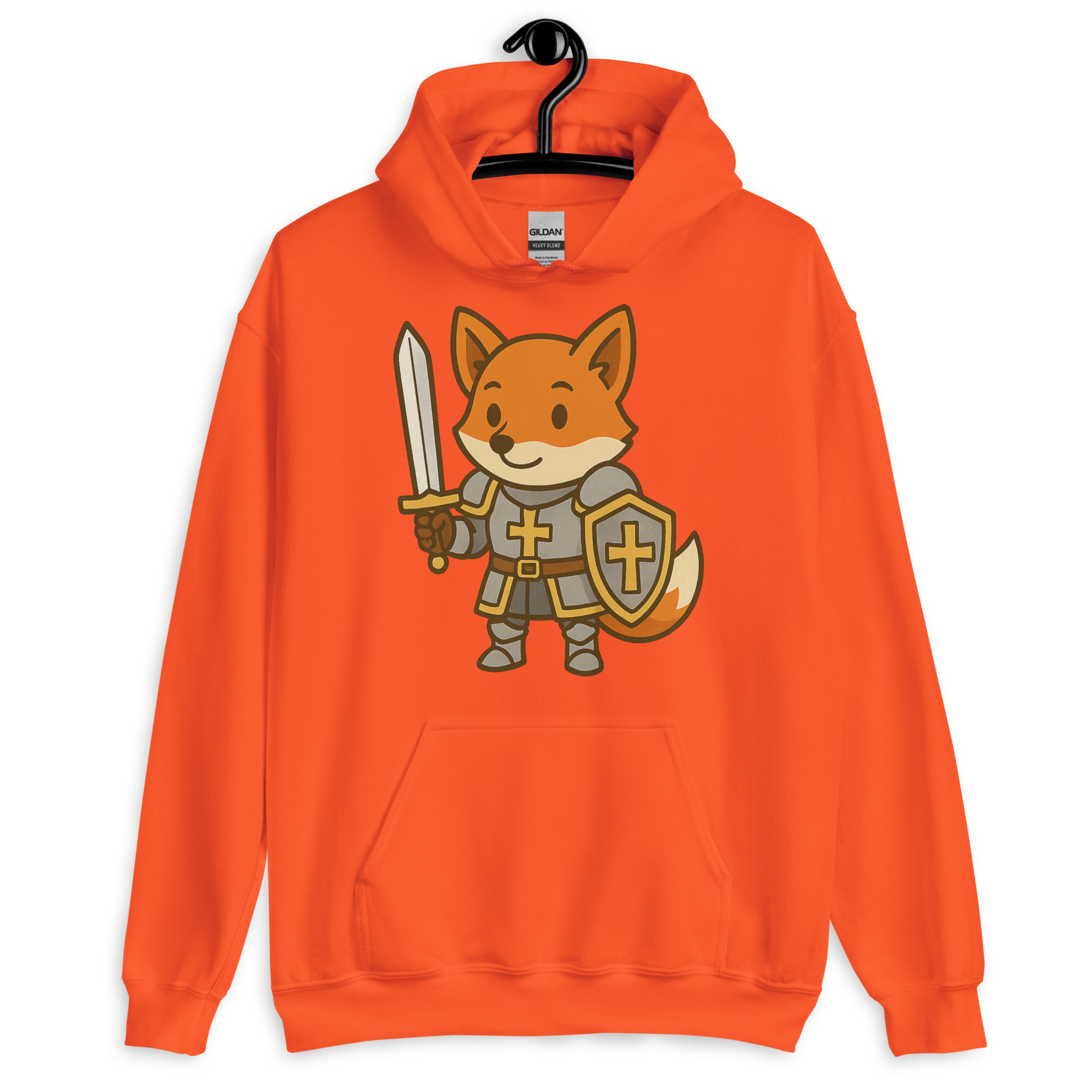 Fox Paladin - DTF-Unisex-Kapuzenpullover – Bild 14