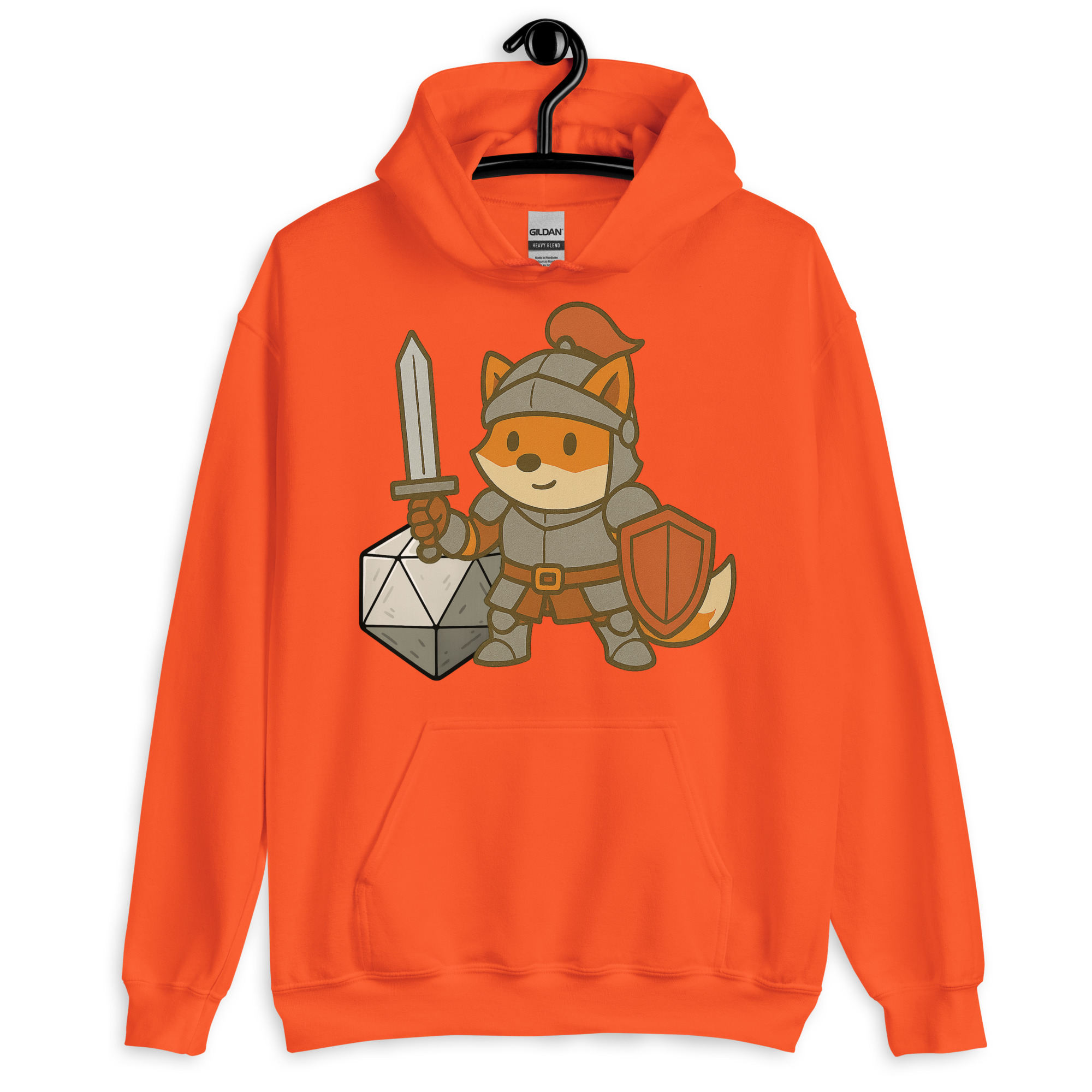 Dicefox Knight - DTF-Unisex-Kapuzenpullover – Bild 14