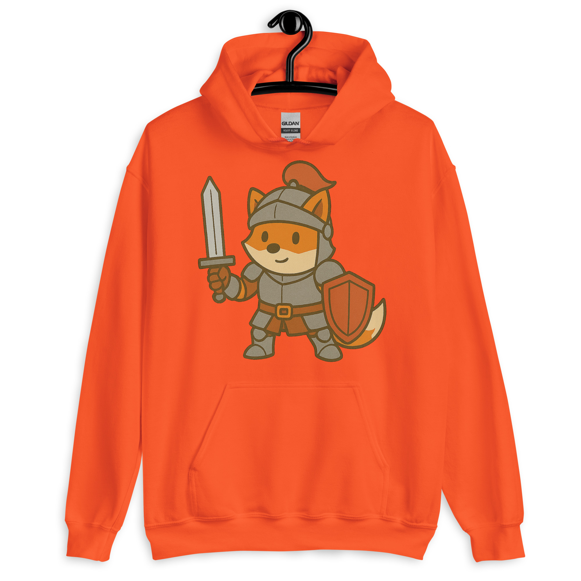 Fox Knight - DTF-Unisex-Kapuzenpullover – Bild 14