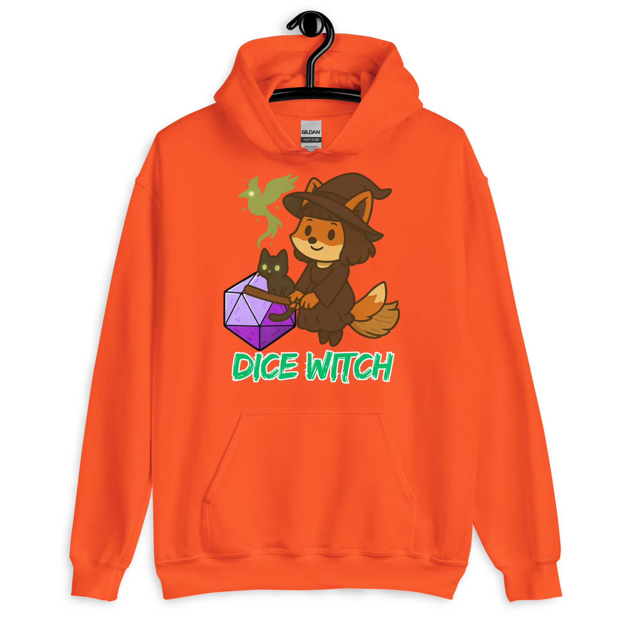 Dice Witch - DTF-Unisex-Kapuzenpullover – Bild 14