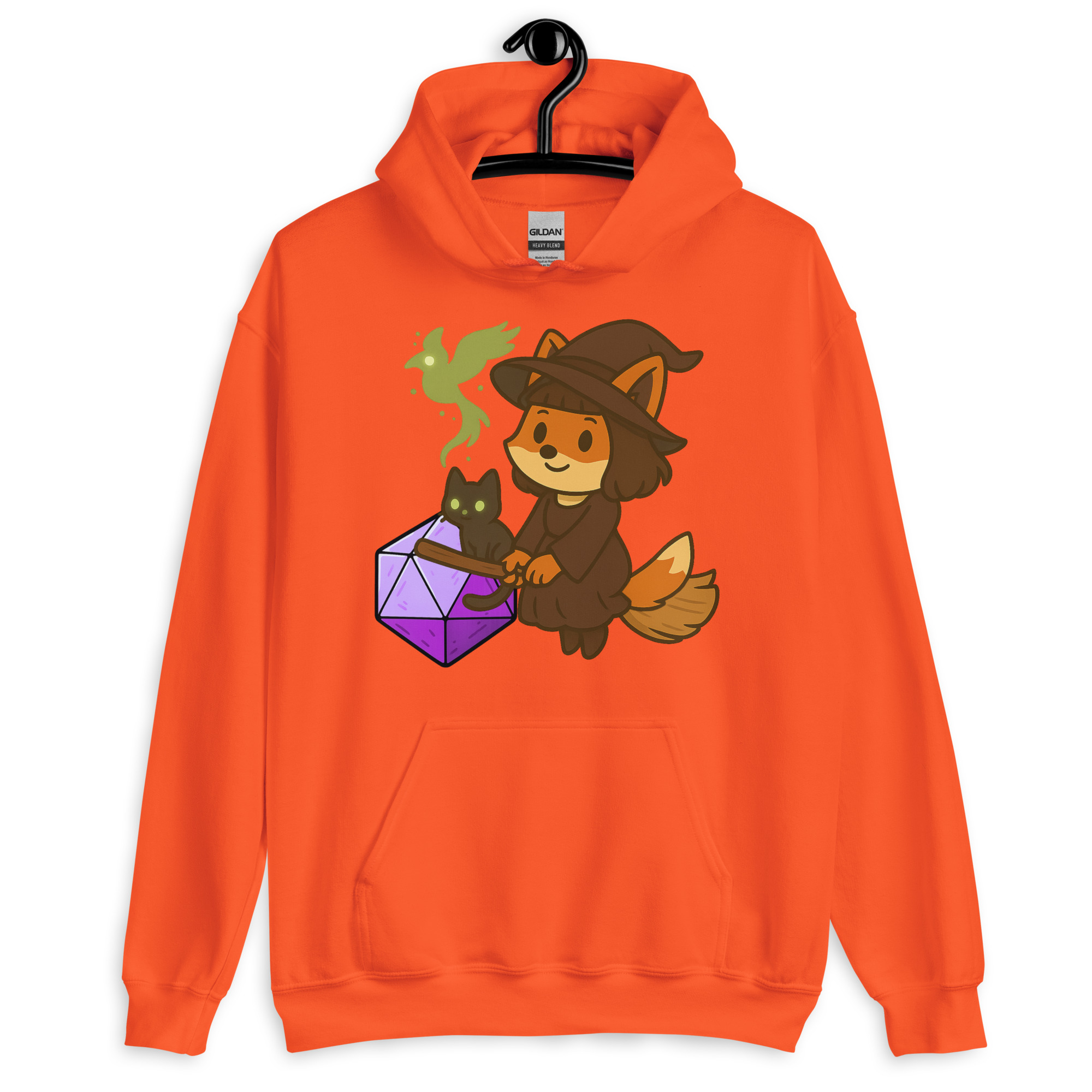 Dicefox Witch - DTF-Unisex-Kapuzenpullover – Bild 14