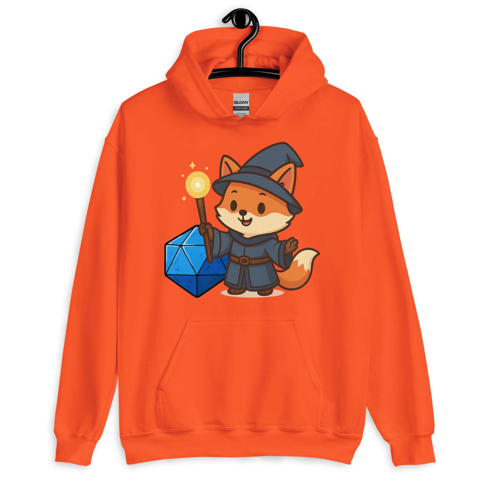 Dicefox Wizard - DTF-Unisex-Kapuzenpullover – Bild 14